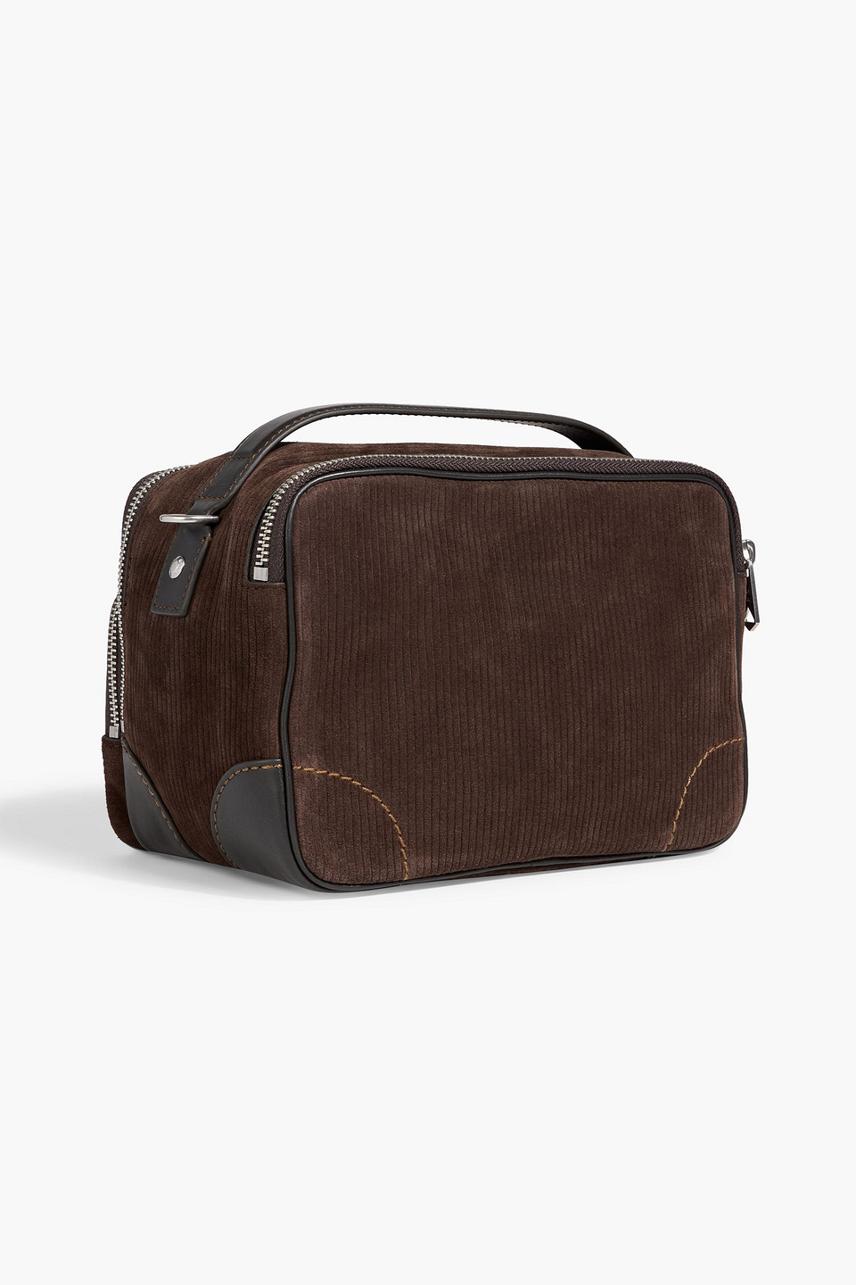  Paul Smith - Messenger Bag Aus Geripptem Veloursleder - Braun - Onesize 