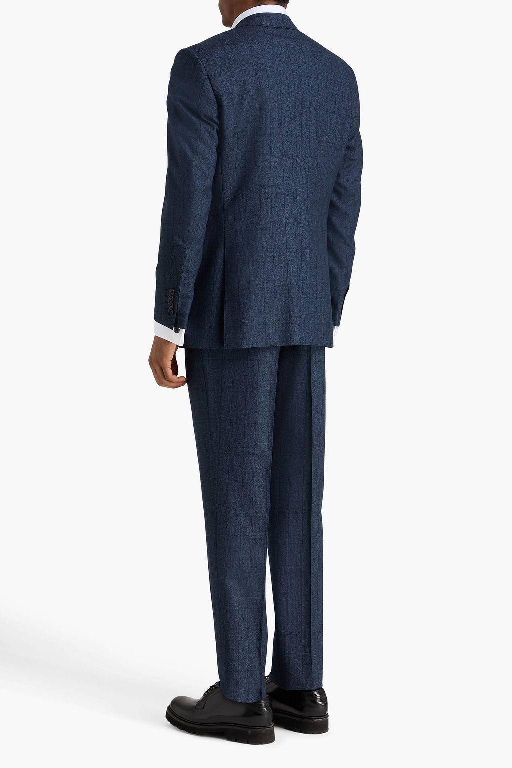 CANALI Princes of Wales checked wool suit