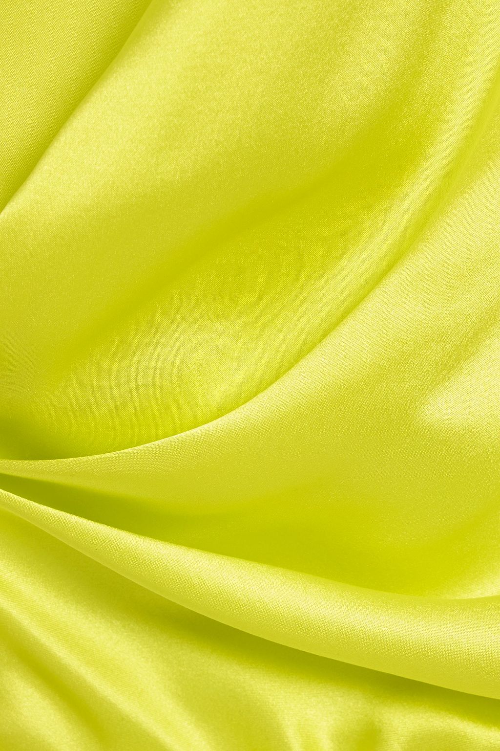 MICHELLE MASON One-shoulder draped silk-satin maxi dress