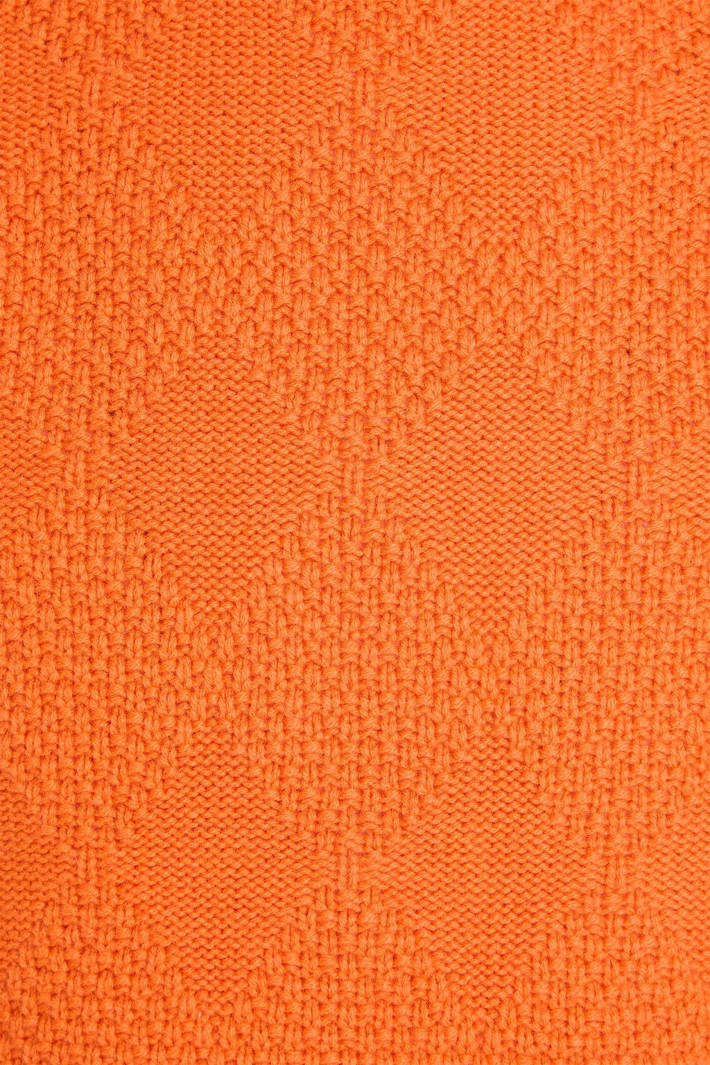 CANALI Jacquard-knit cashmere turtleneck sweater