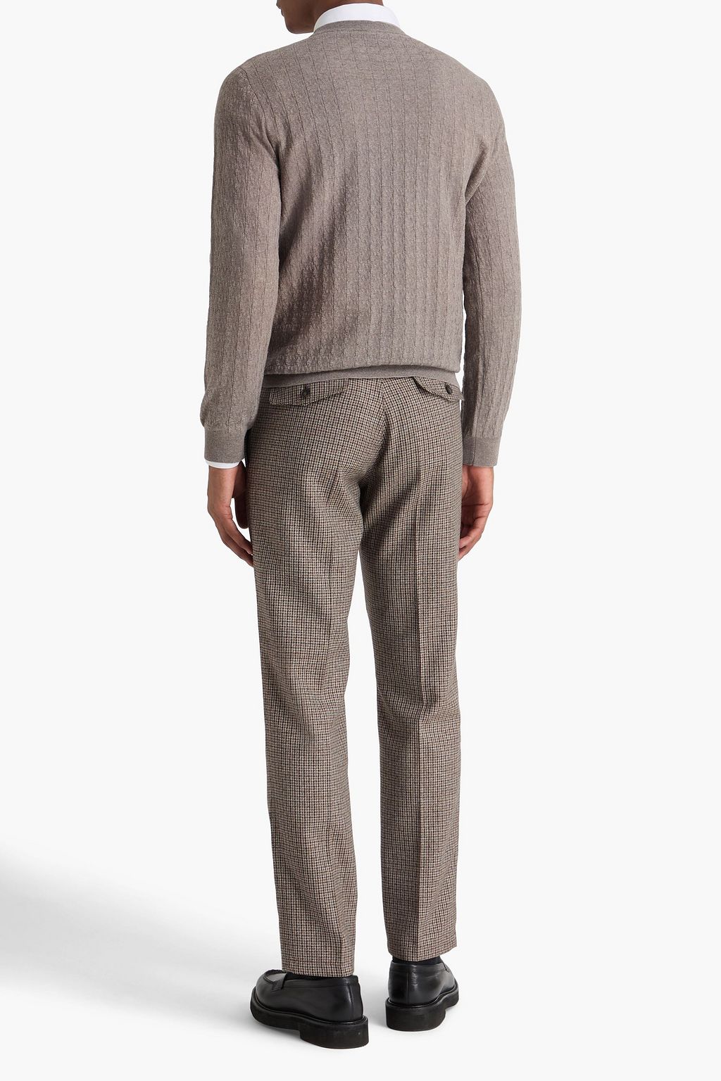 CANALI Jacquard-knit wool sweater