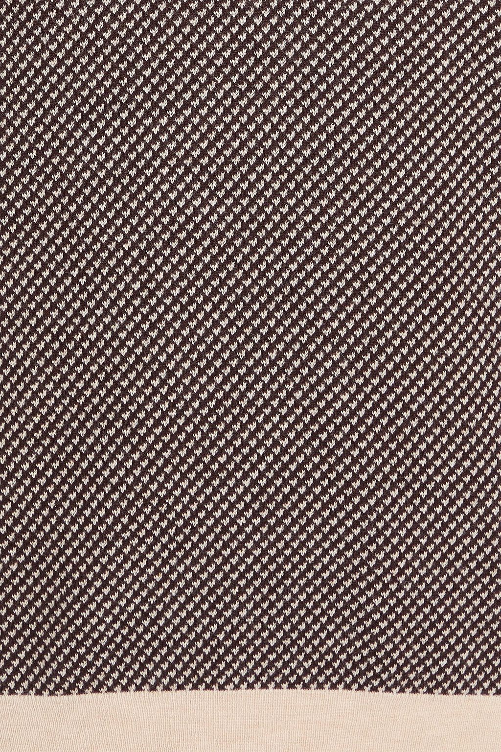 CANALI Jacquard-knit cashmere sweater