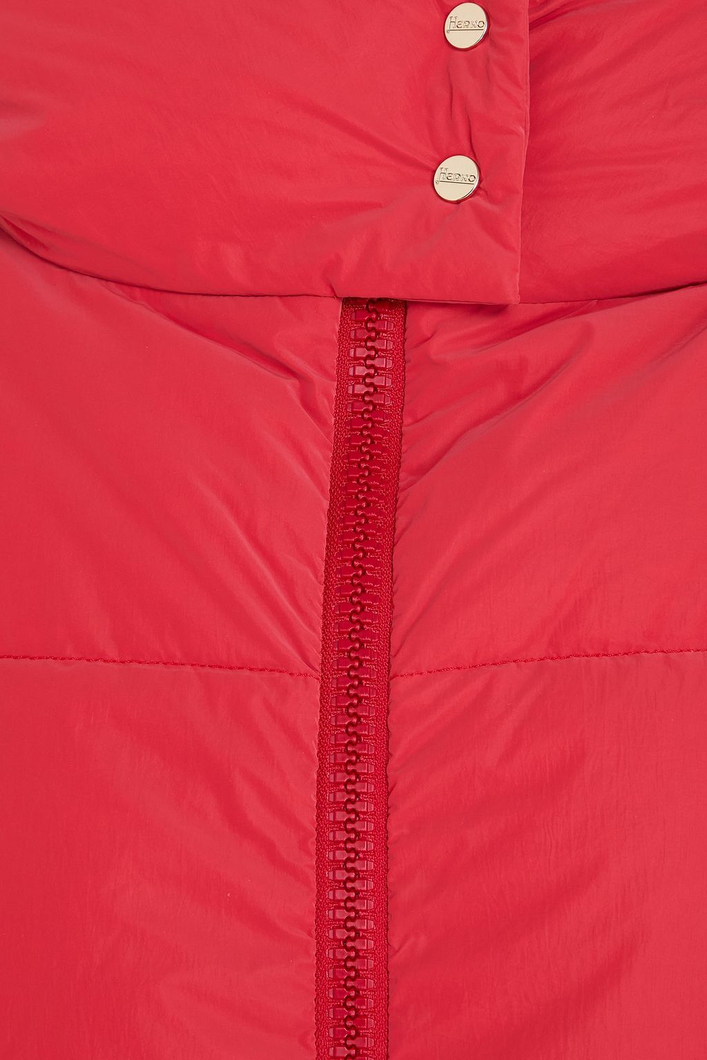 HERNO Quilted shell hooded down jacket