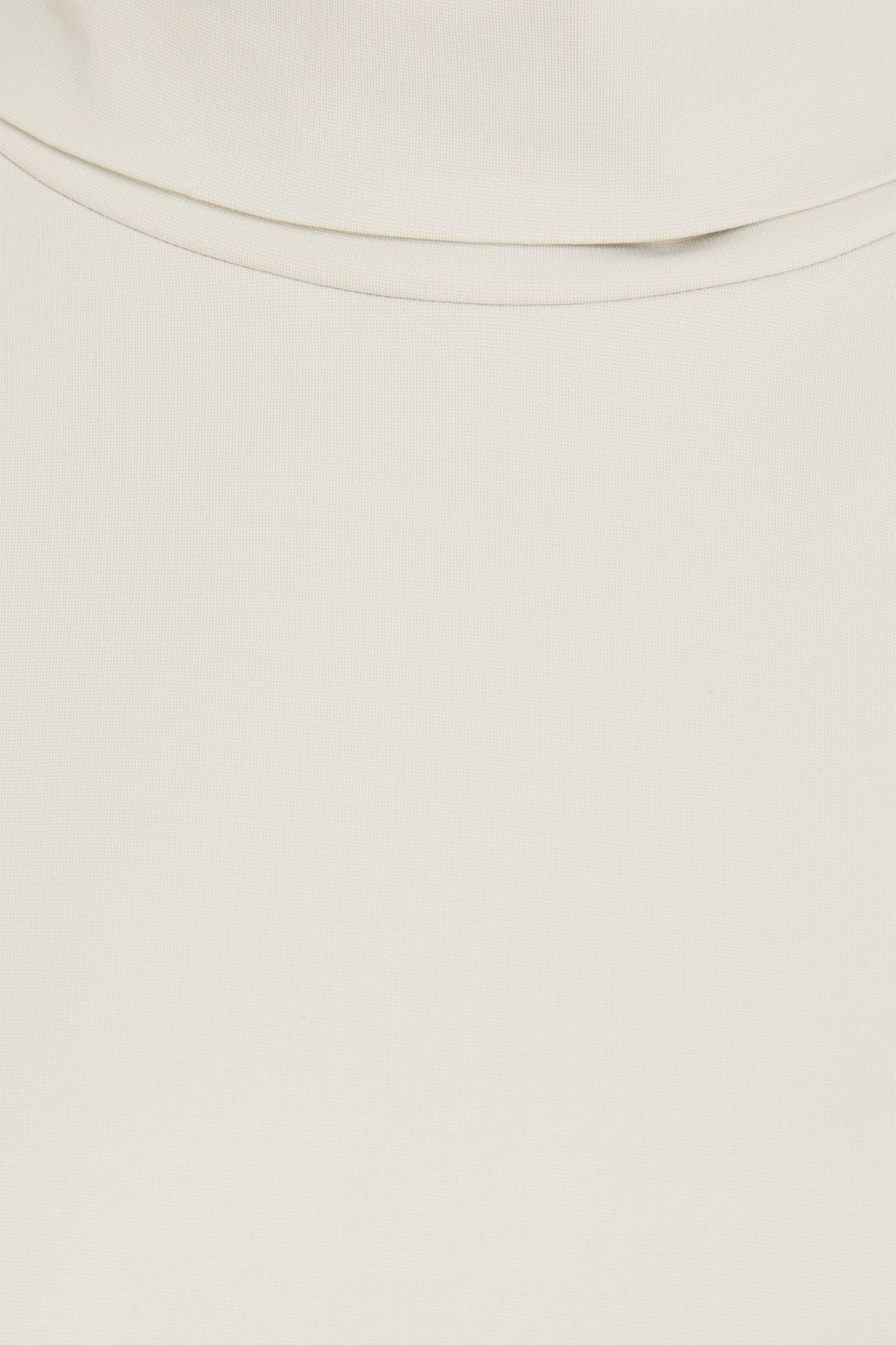 HERNO Feather-embellished stretch-crepe top