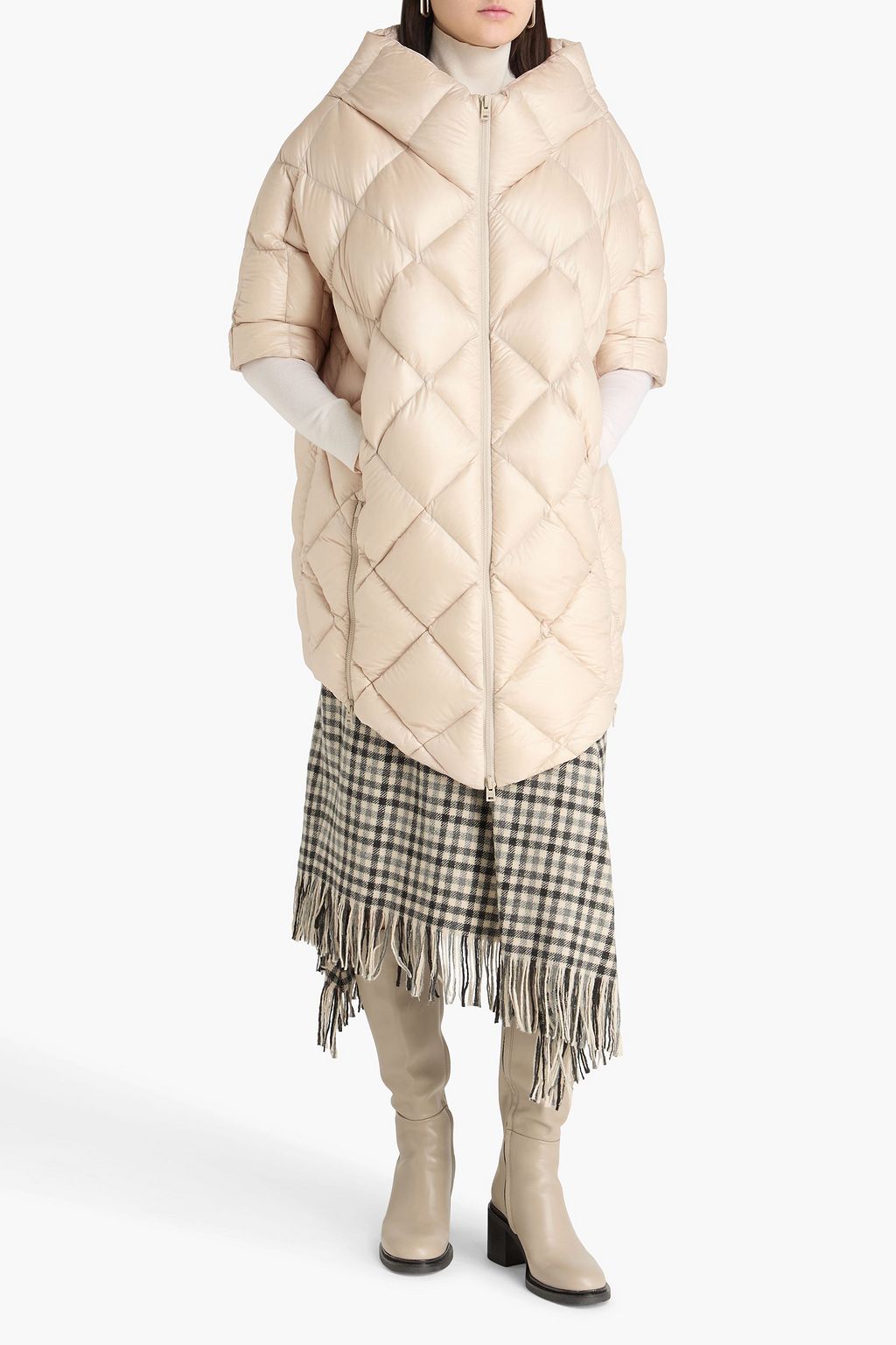 HERNO Quilted shell down coat