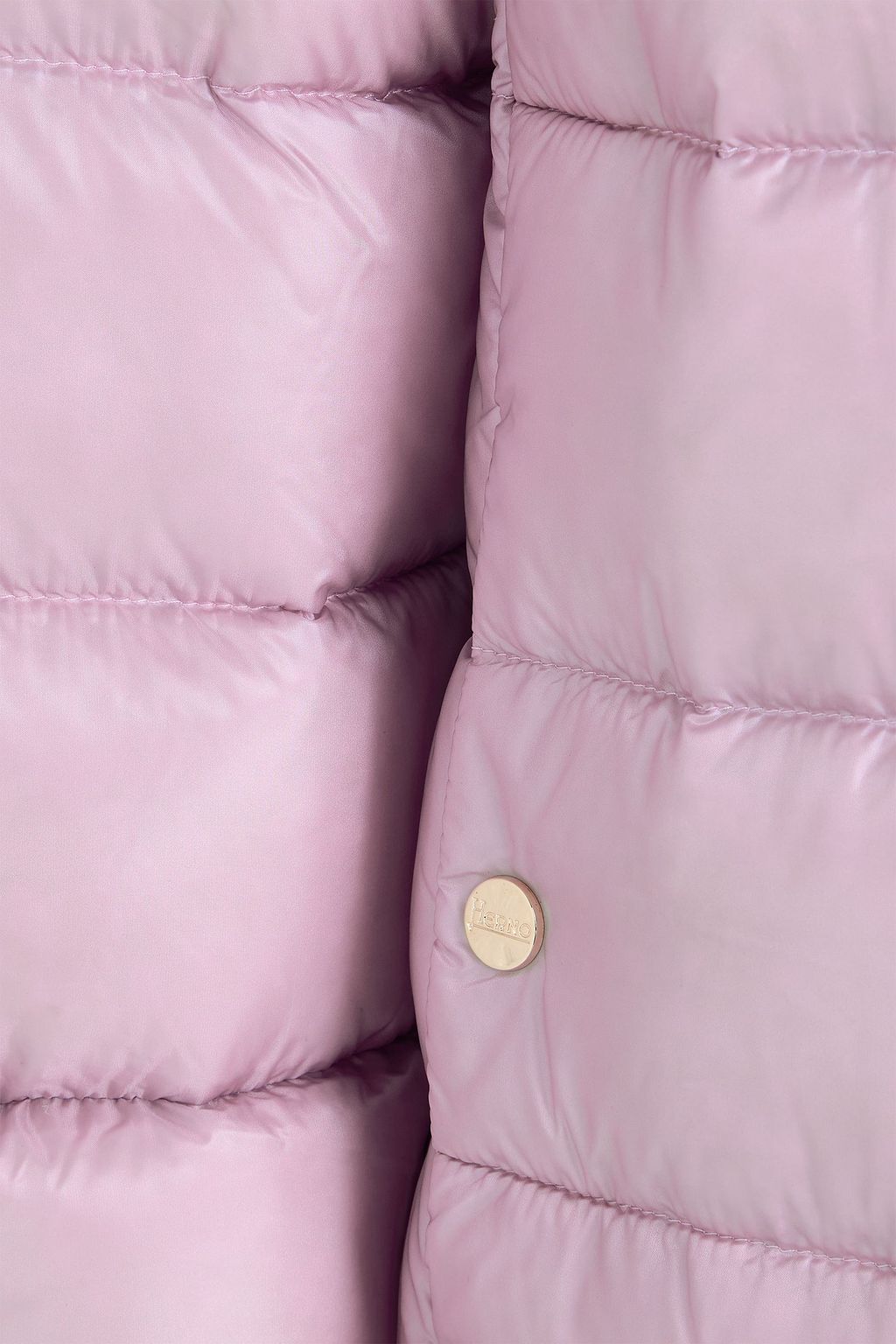 HERNO معطف مبطّن من قماش عازل ومحشو بالزغب