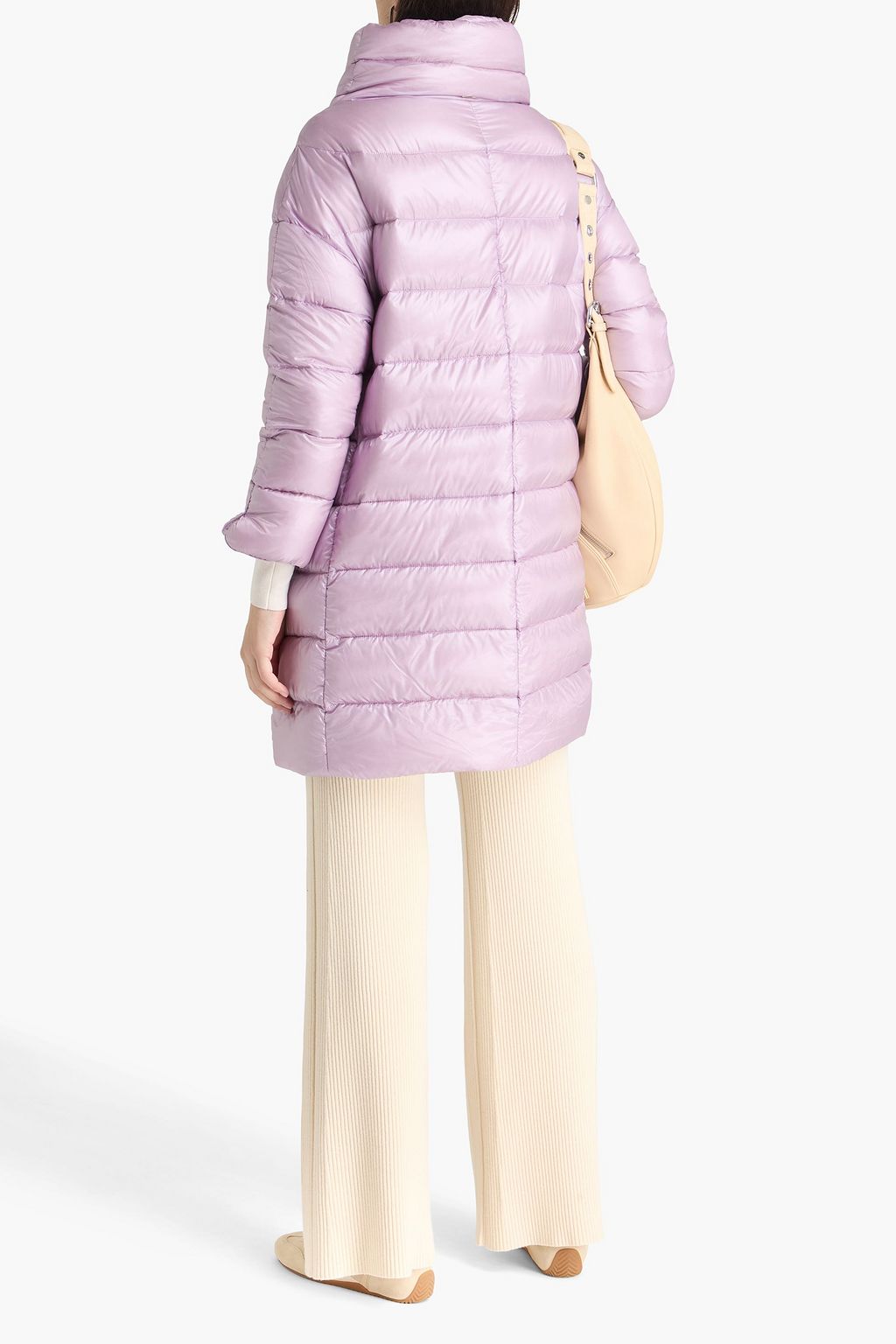 HERNO معطف مبطّن من قماش عازل ومحشو بالزغب