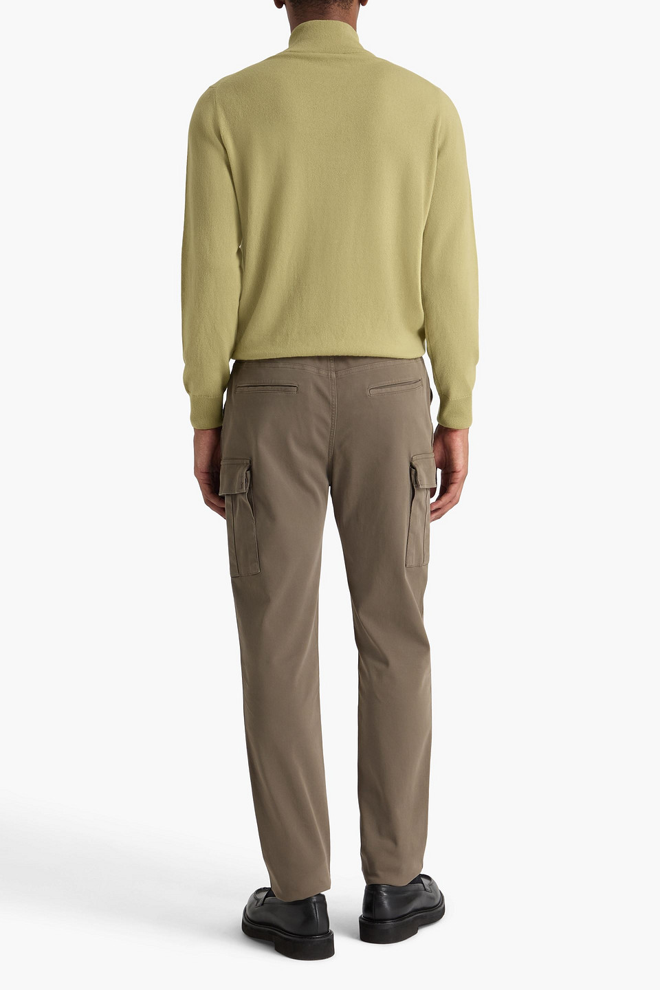  Canali - Kaschmirpullover Mit Halblangem Reißverschluss - Grün - It 48 