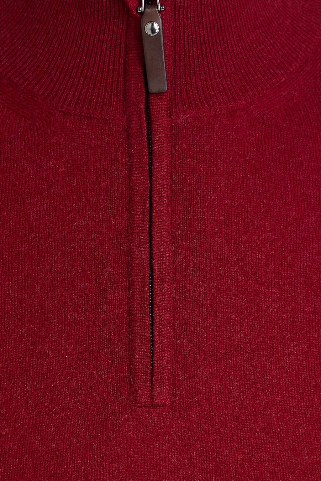 CANALI Cashmere half-zip sweater