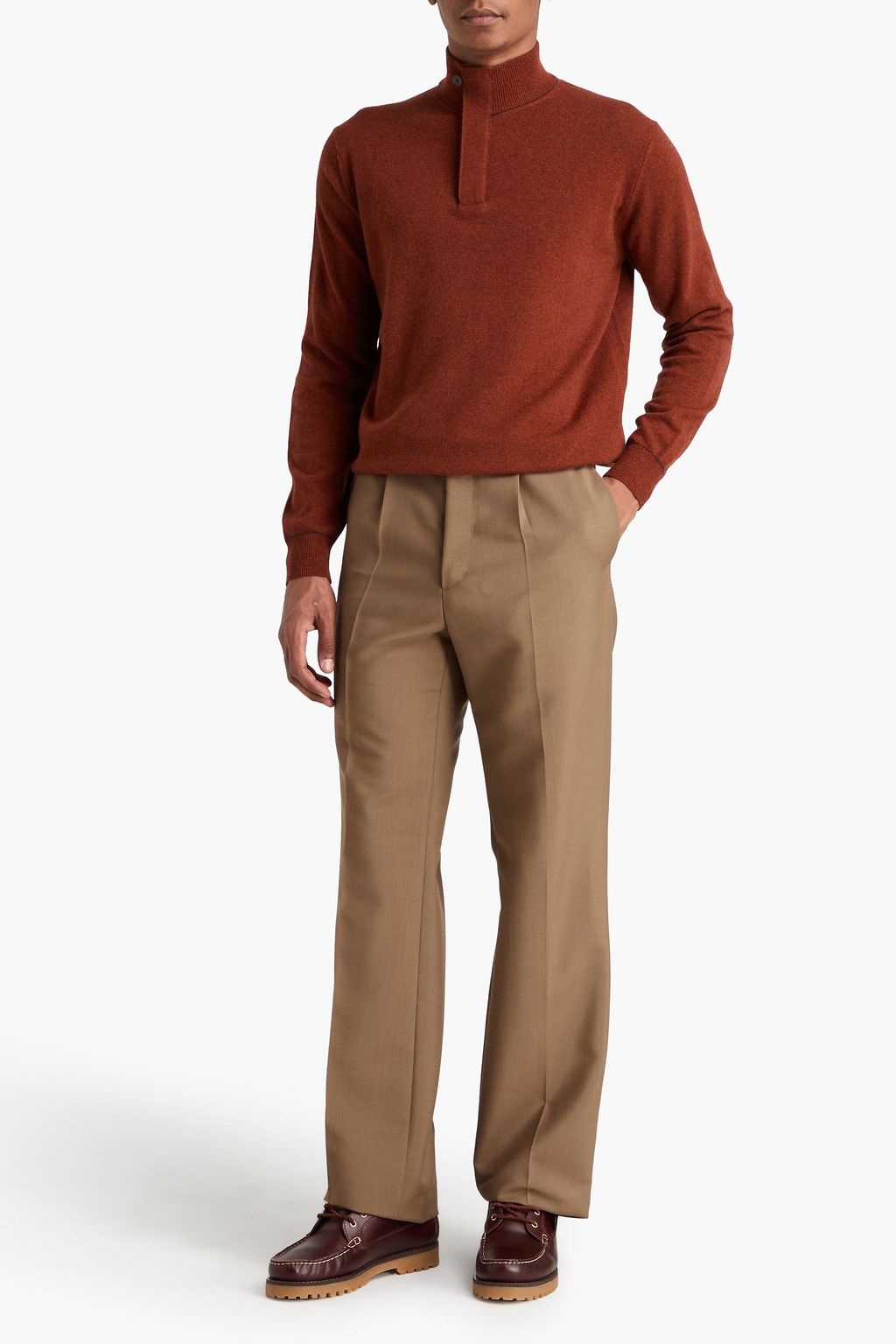 CANALI Merino wool and cashmere-blend sweater