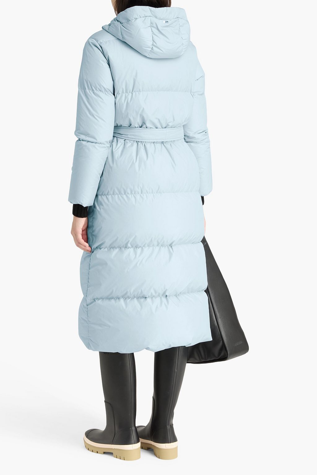 HERNO Quilted shell hooded down jacket