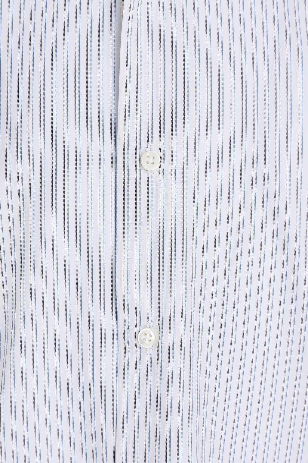 CANALI Striped cotton-jacquard shirt