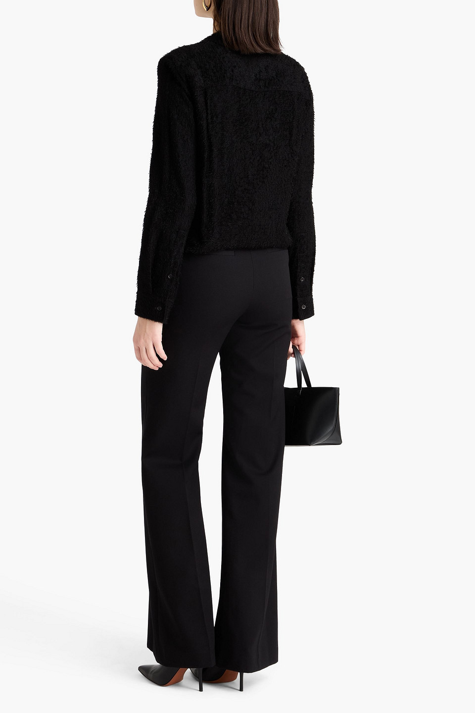  Esse Studios - Fil Coupé Shirt - Black - Uk 10 