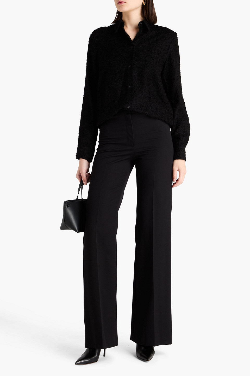  Esse Studios - Fil Coupé Shirt - Black - Uk 10 