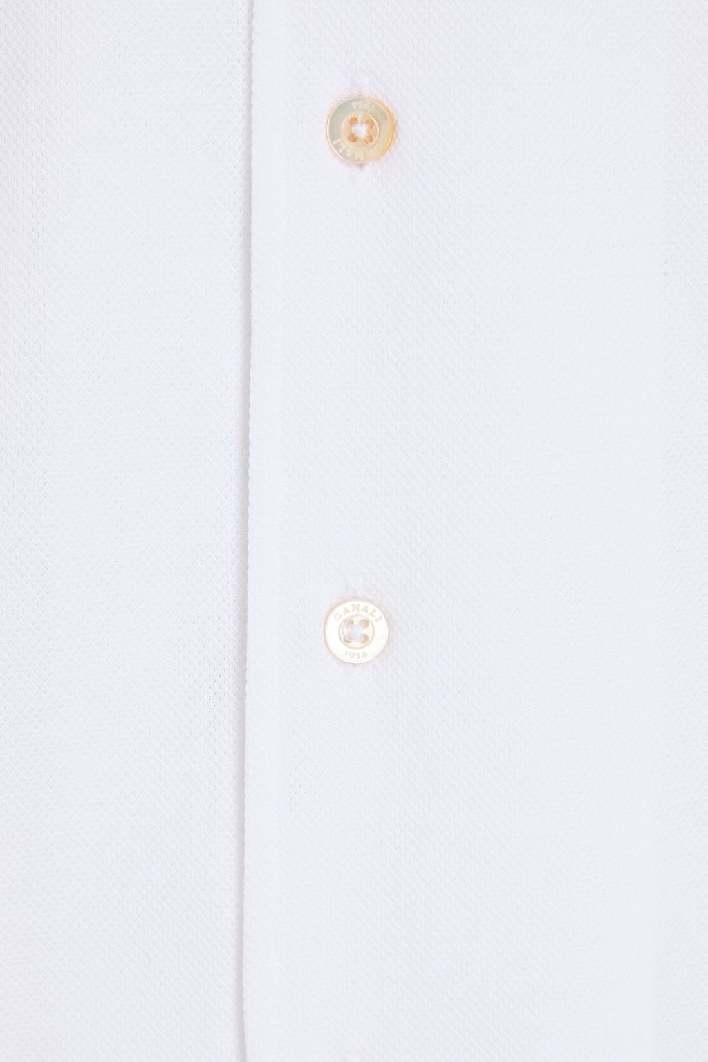 CANALI Cotton-piqué shirt