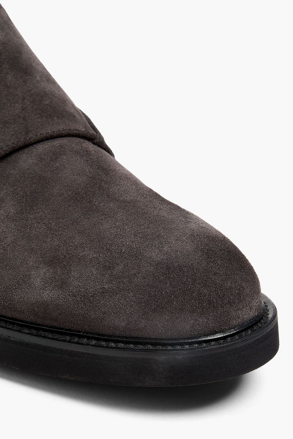 CANALI Suede monk-strap shoes