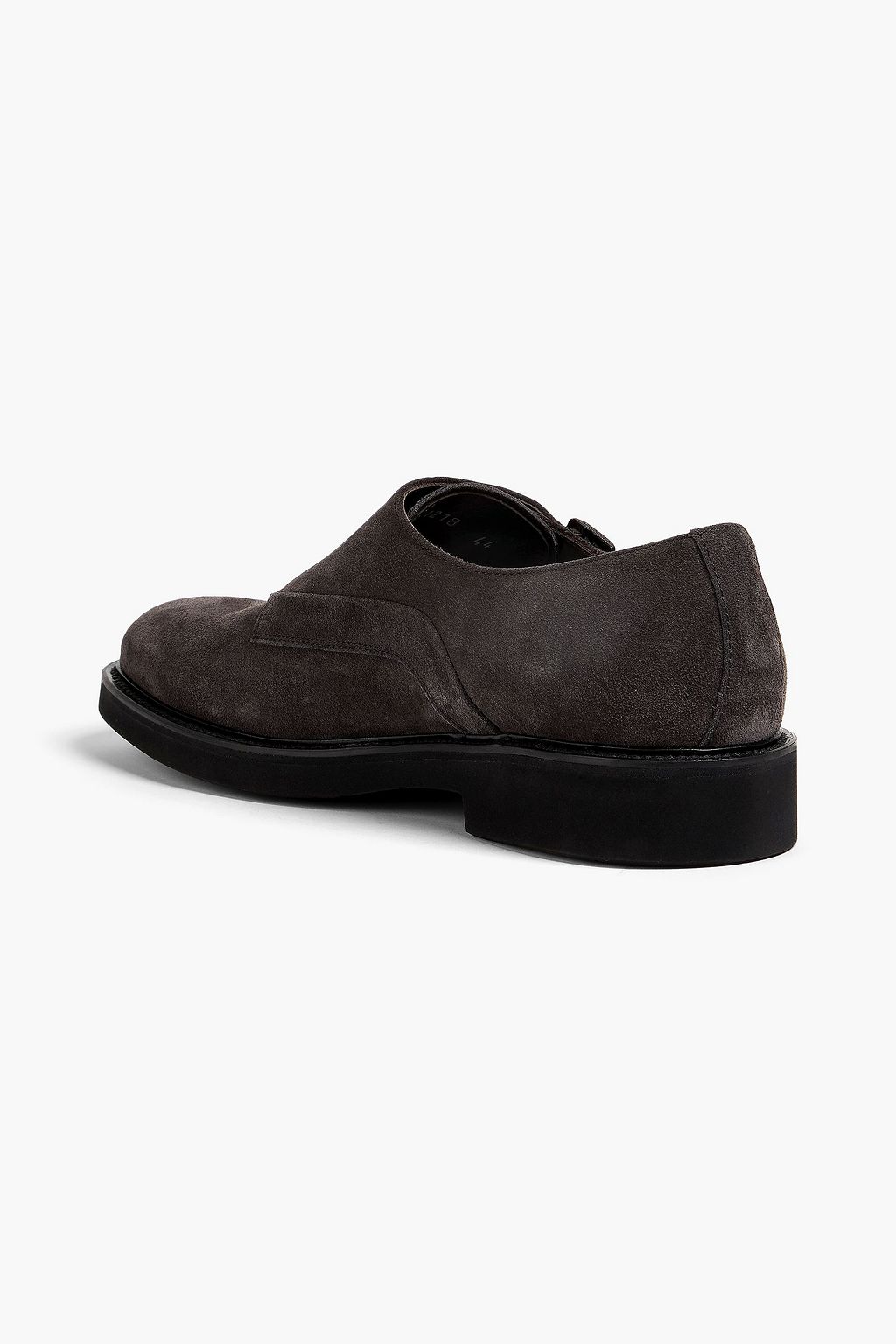 CANALI Suede monk-strap shoes