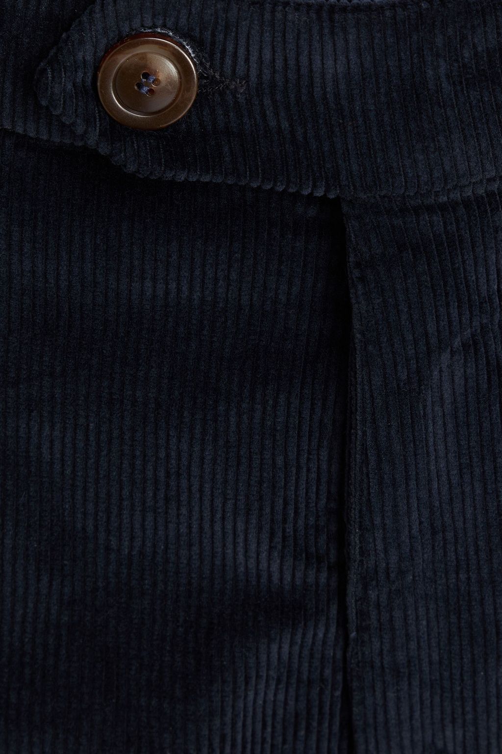 CANALI コットン混コーデュロイ テーパードパンツ