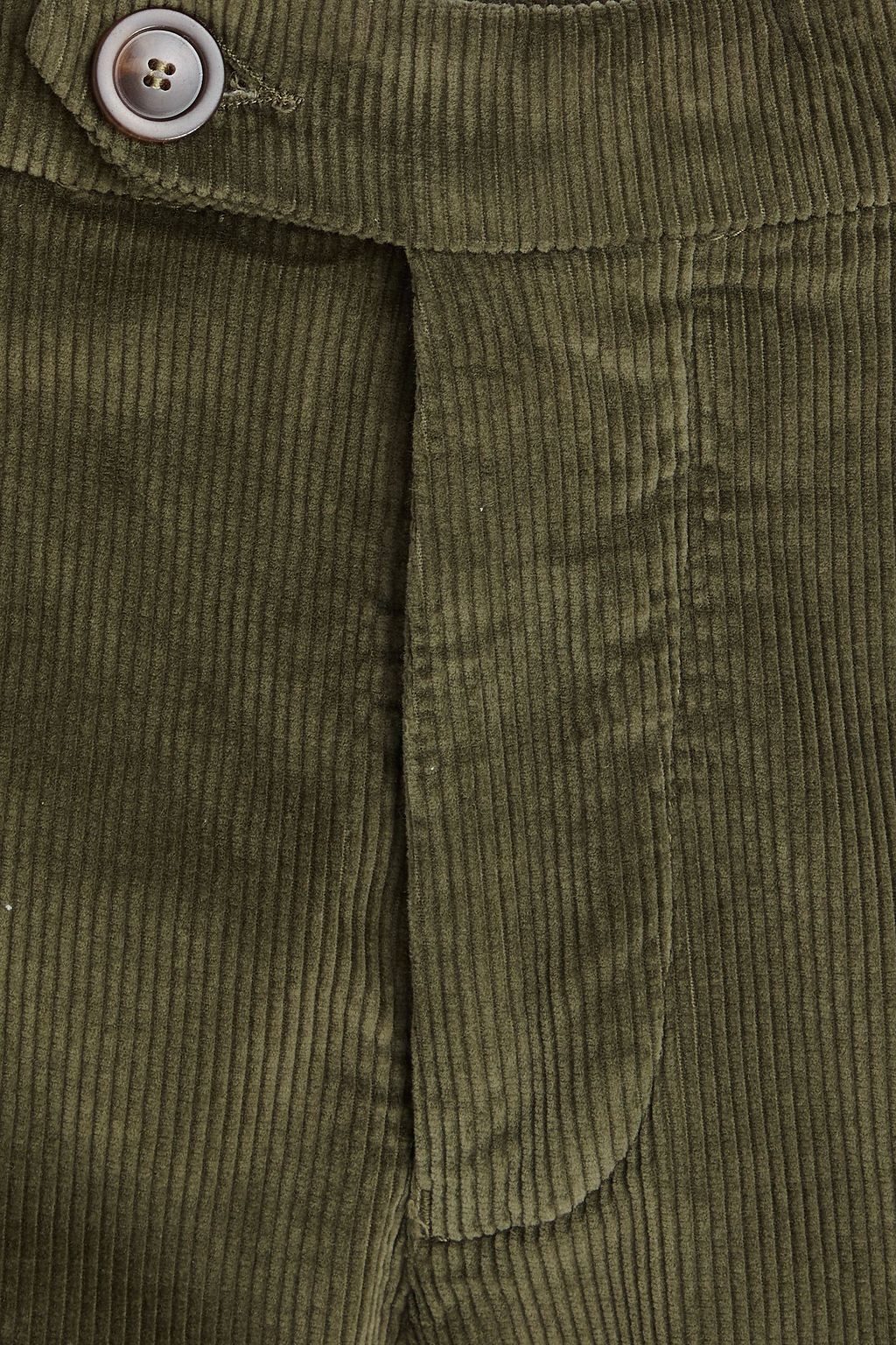 CANALI コットン混コーデュロイ テーパードパンツ