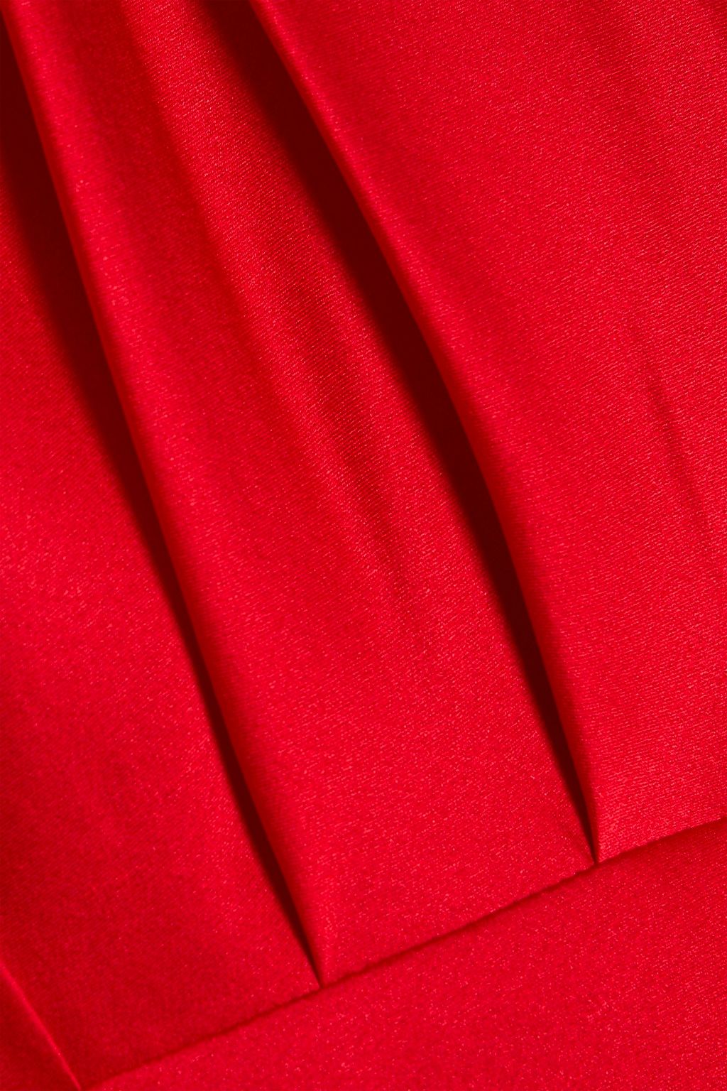 MICHELLE MASON Draped cutout silk-satin gown