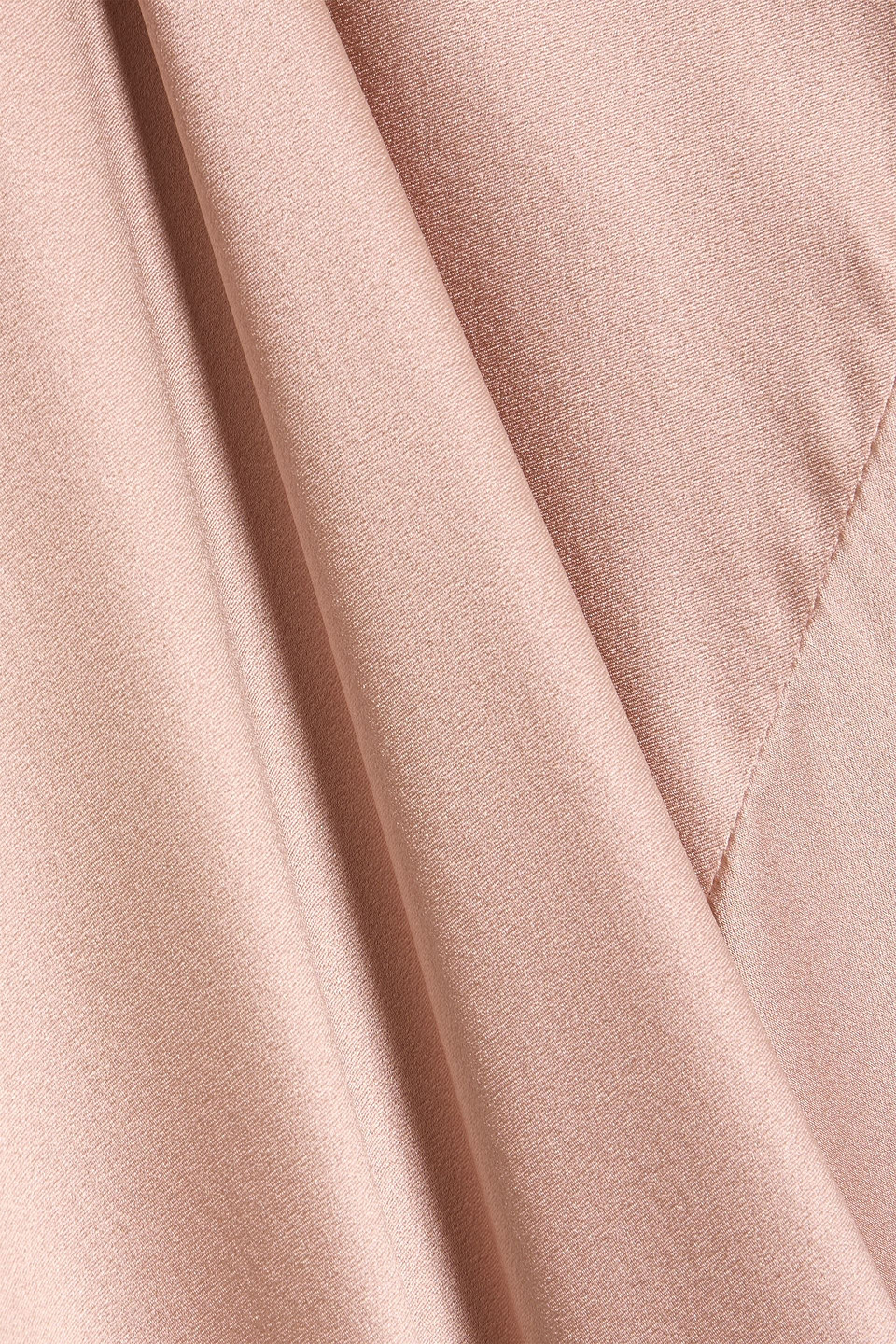 Michelle Mason Silk-satin Gown In Multi