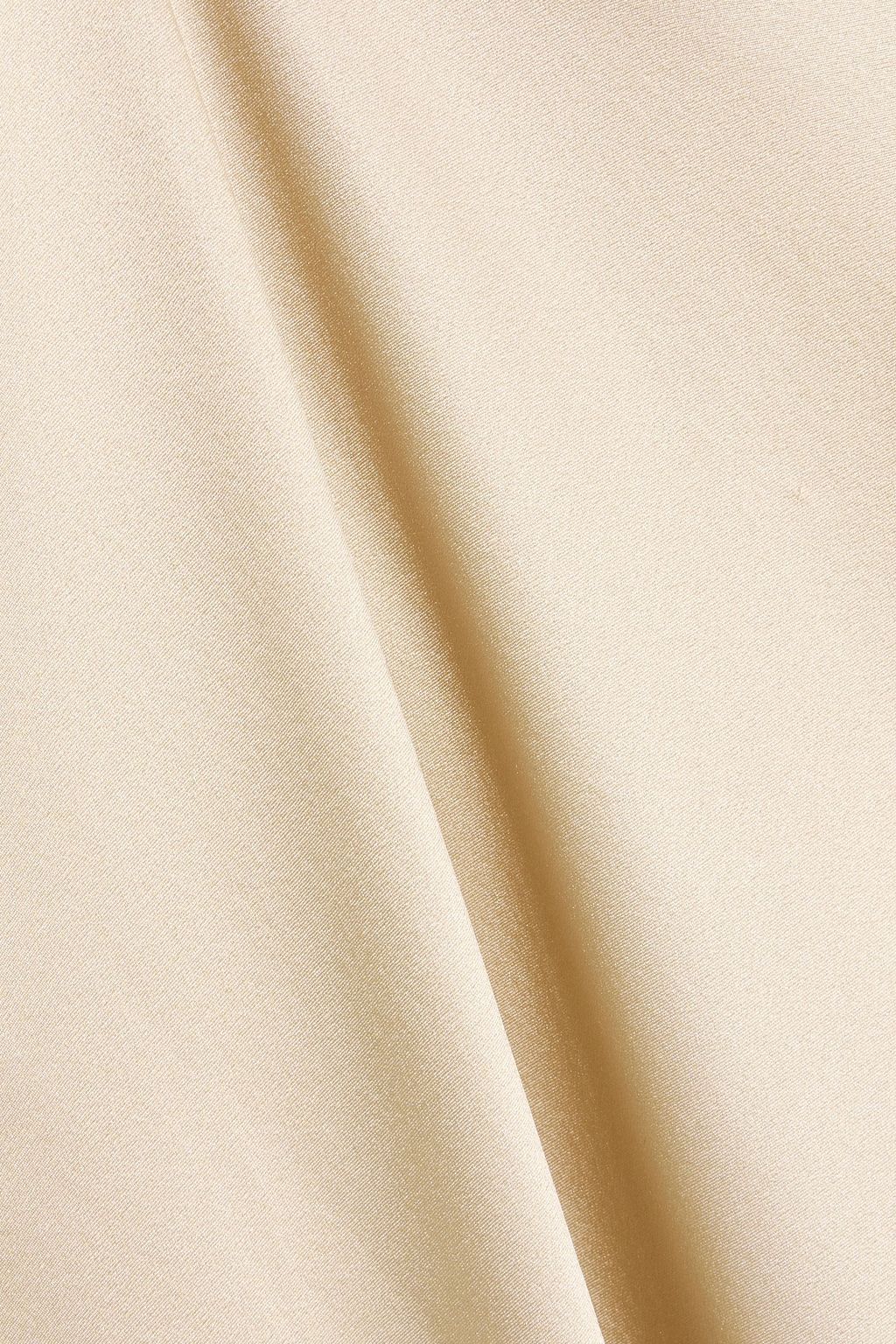 MICHELLE MASON Twisted cutout silk-satin gown