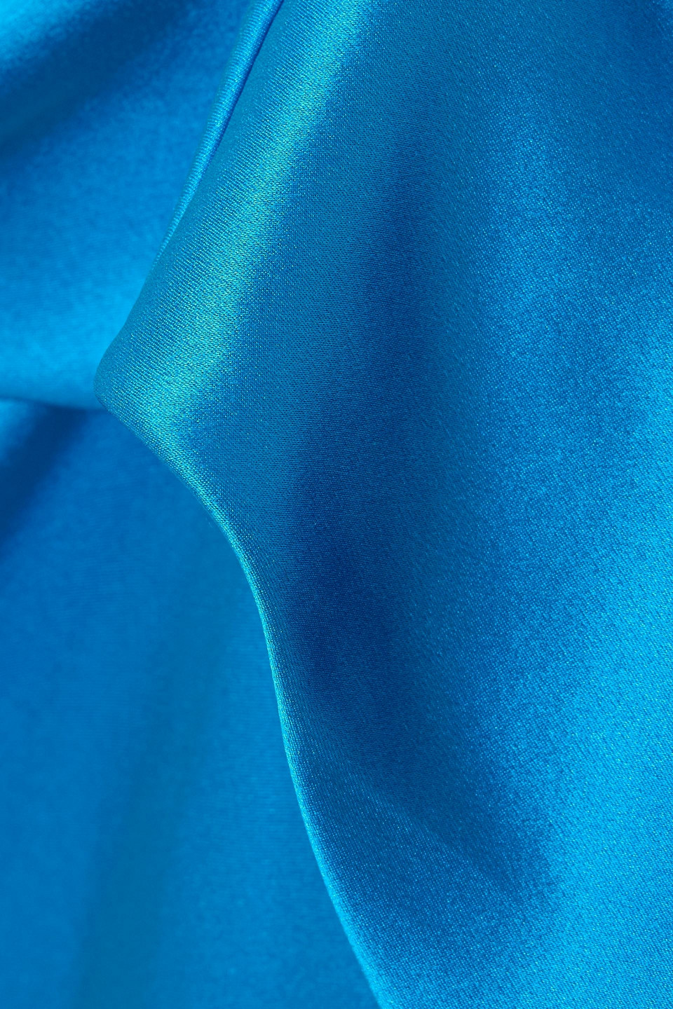 Michelle Mason Draped Silk-satin Gown In Multi