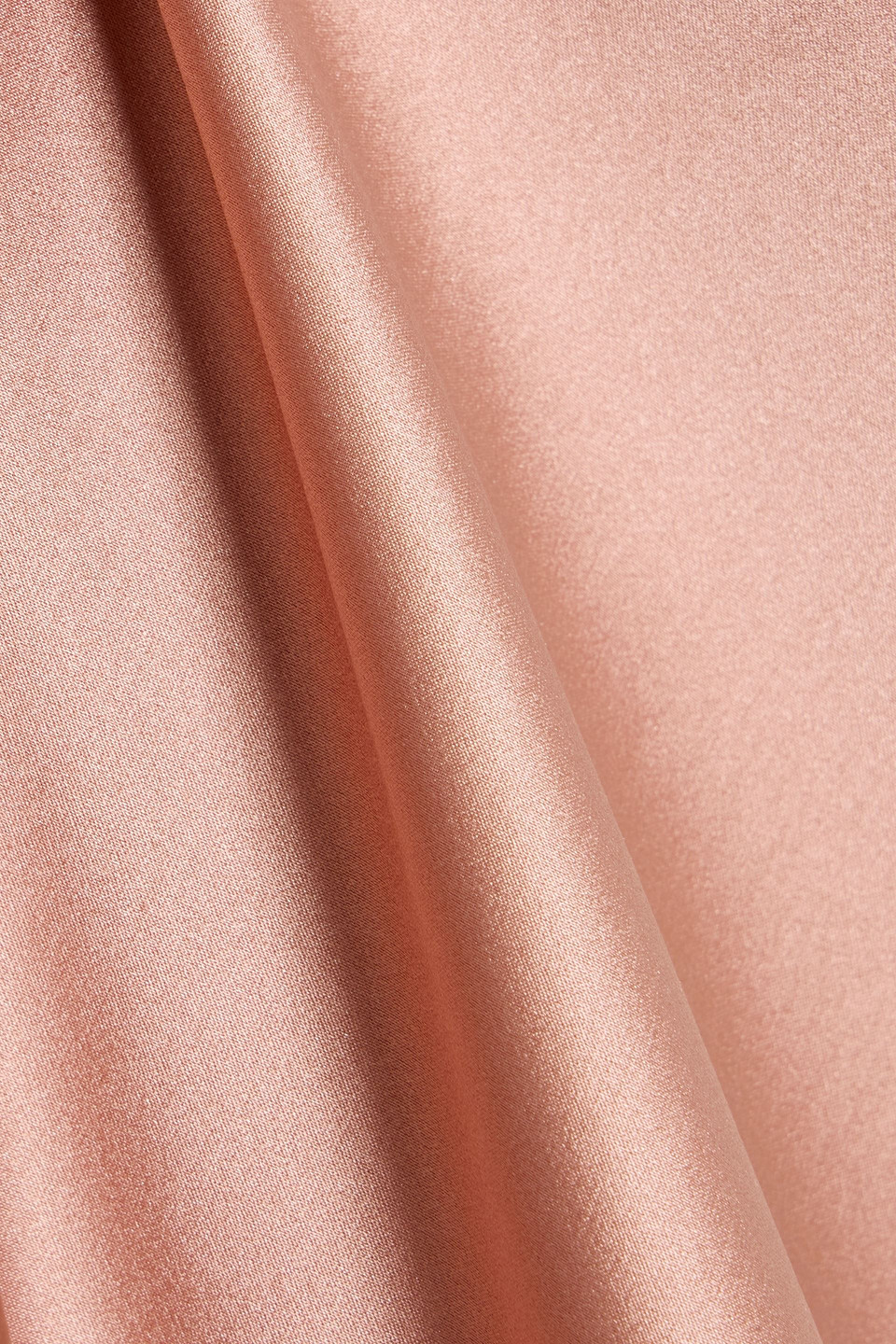 Michelle Mason Open-back Silk-satin Mini Wrap Dress In Pink