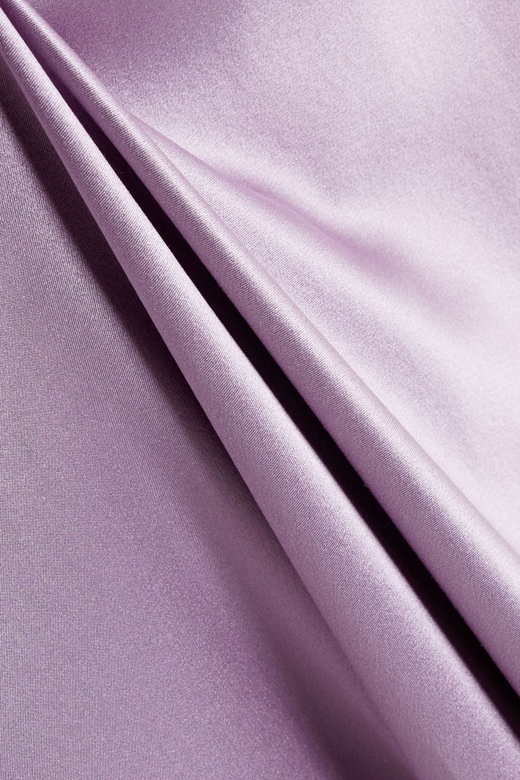 MICHELLE MASON One-shoulder silk-satin gown