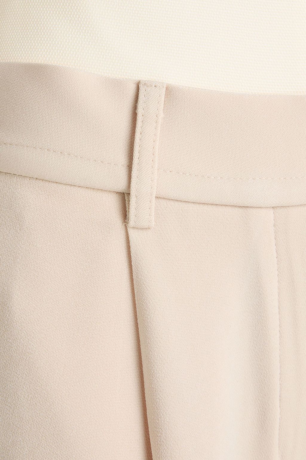 ESSE STUDIOS بنطال بأرجل واسعة "سومار ديو" مصنوع من الكريب وبحواف من قماش بيكيه