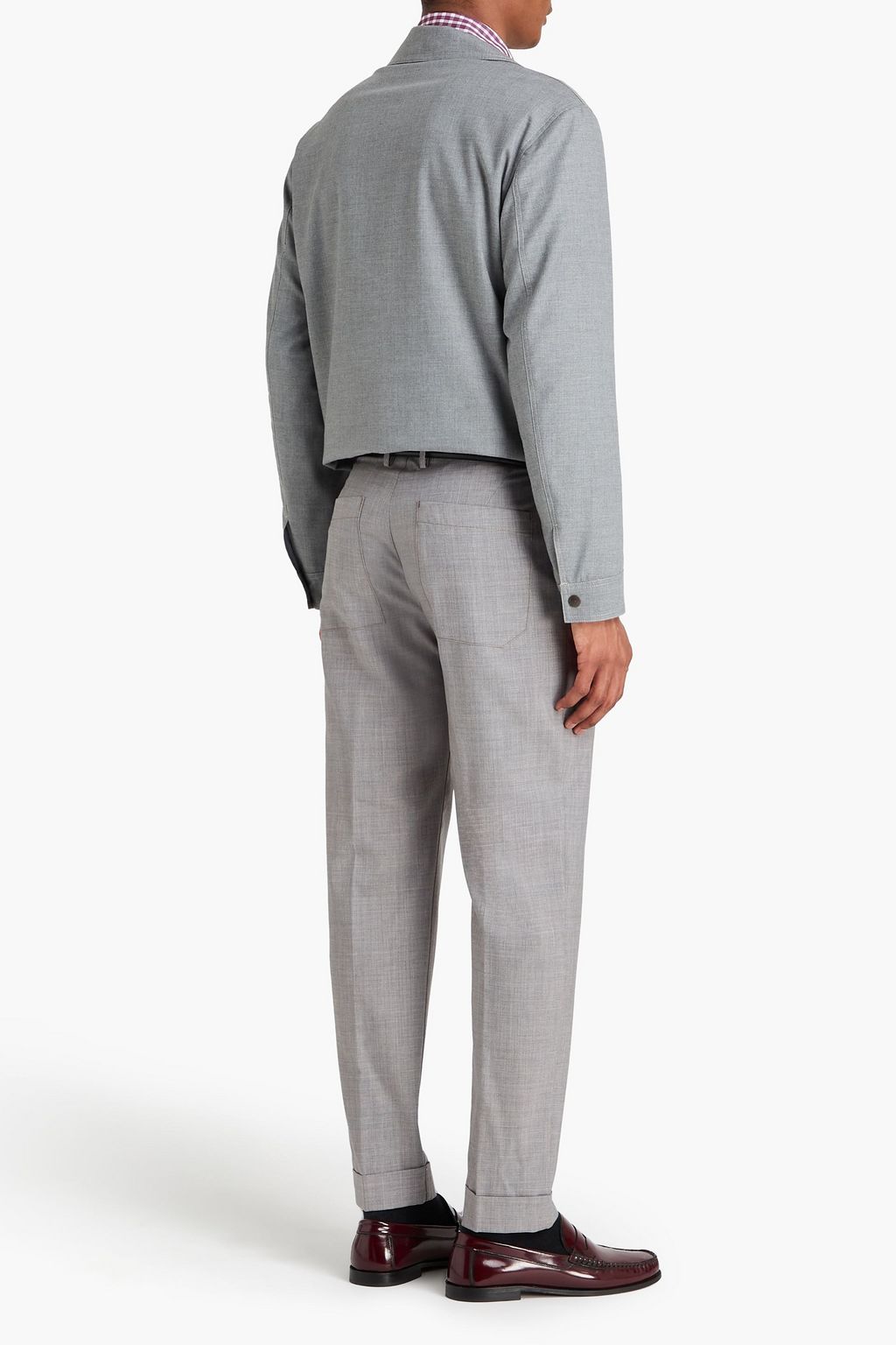 CANALI Tapered wool pants