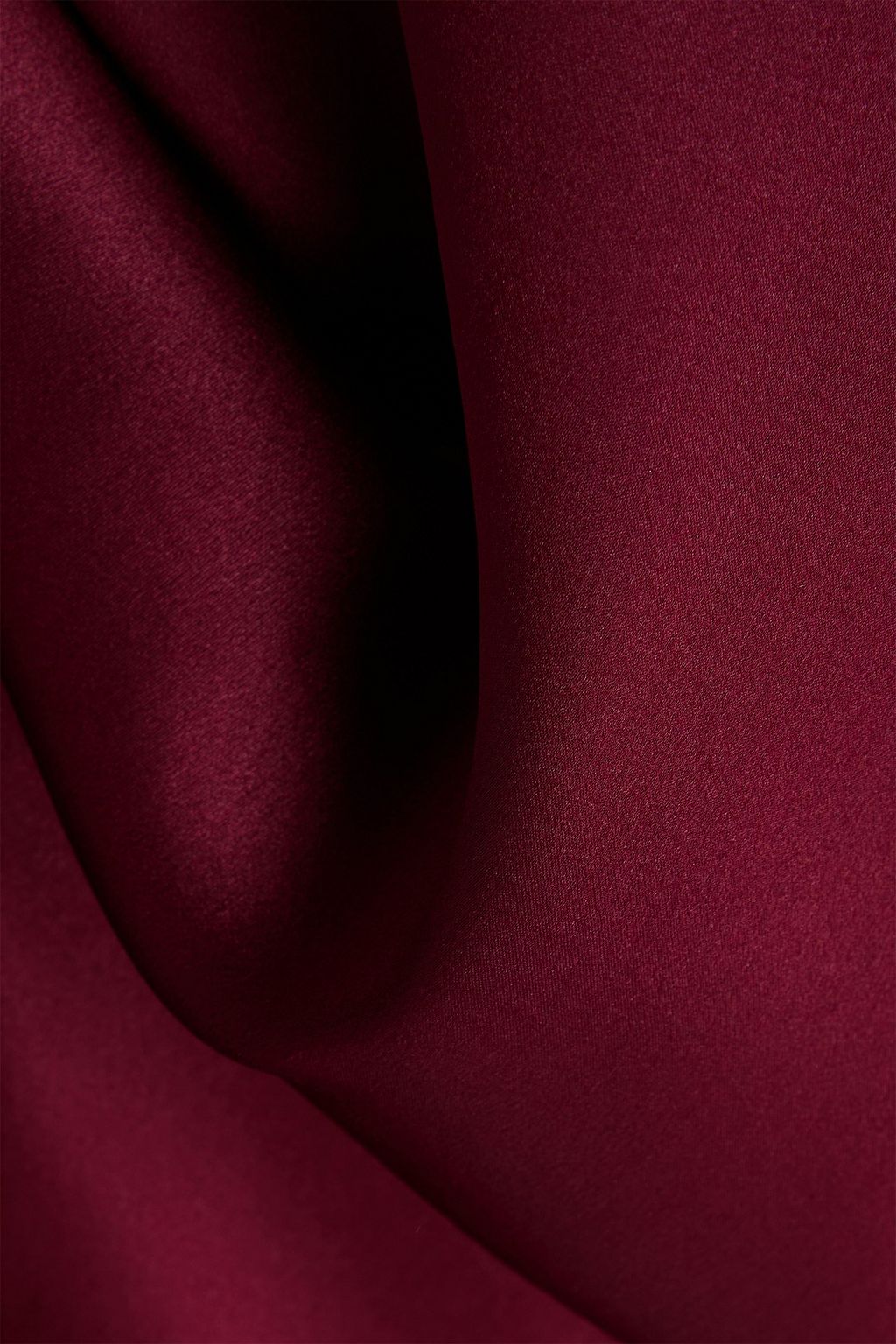 ESSE STUDIOS فستان متوسط الطول "ريكو" بتصميم منسدل من الساتان وحرير الأورغنزا