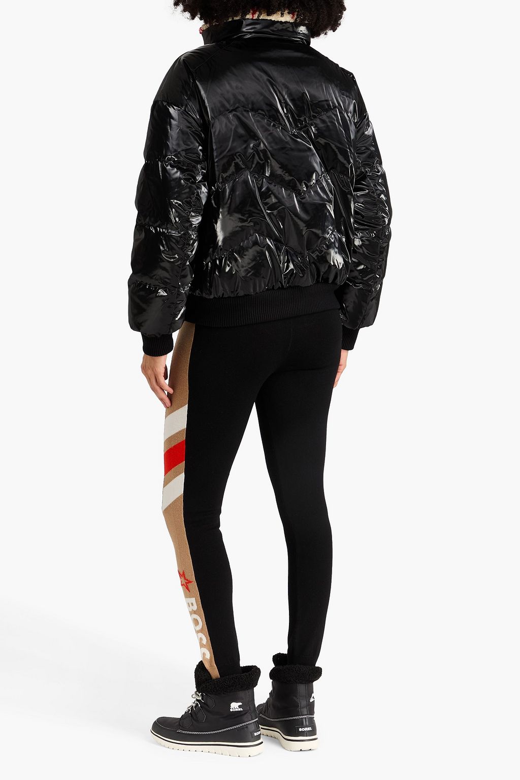 PERFECT MOMENT Reversible quilted shell down ski jacket