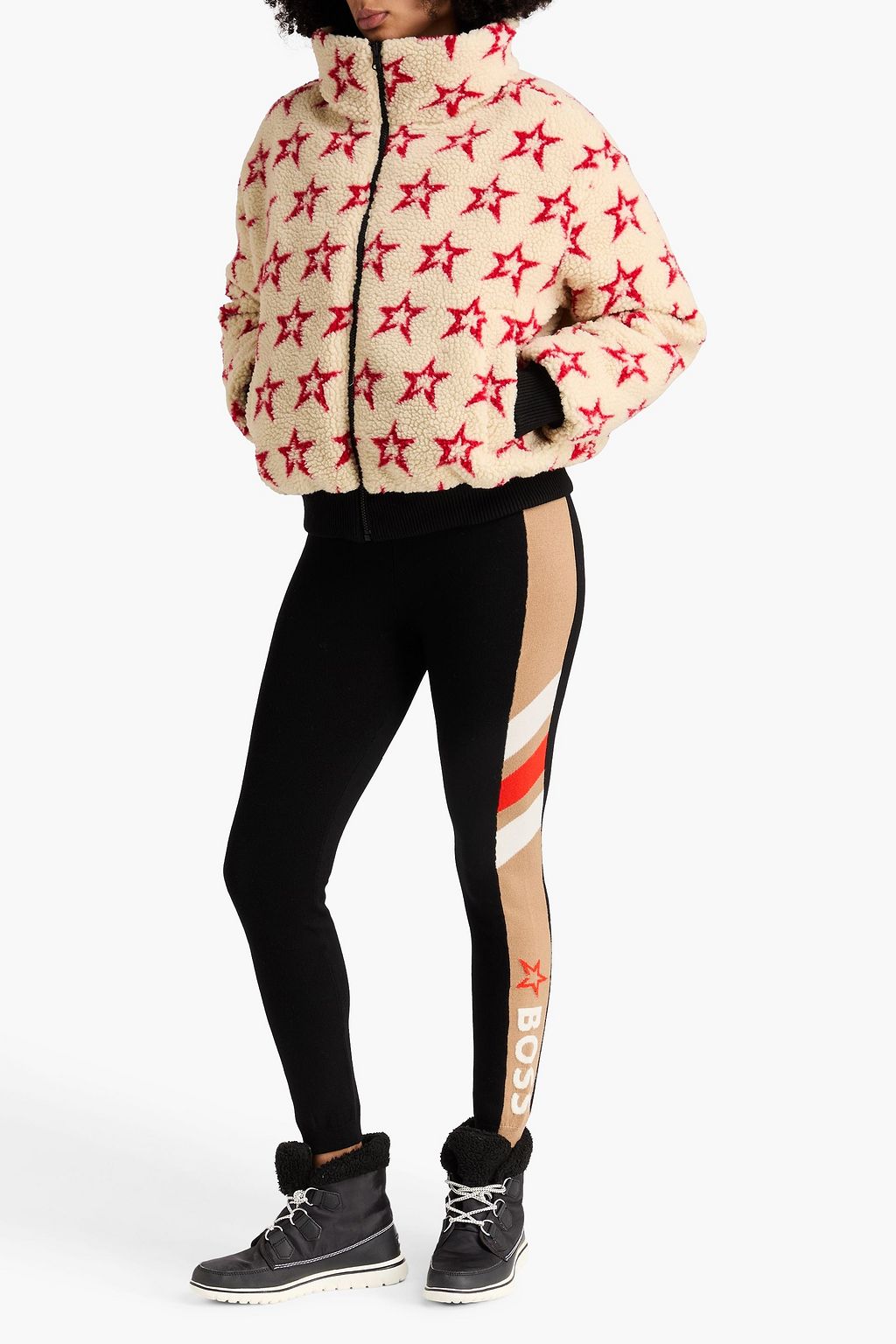 PERFECT MOMENT Reversible quilted shell down ski jacket