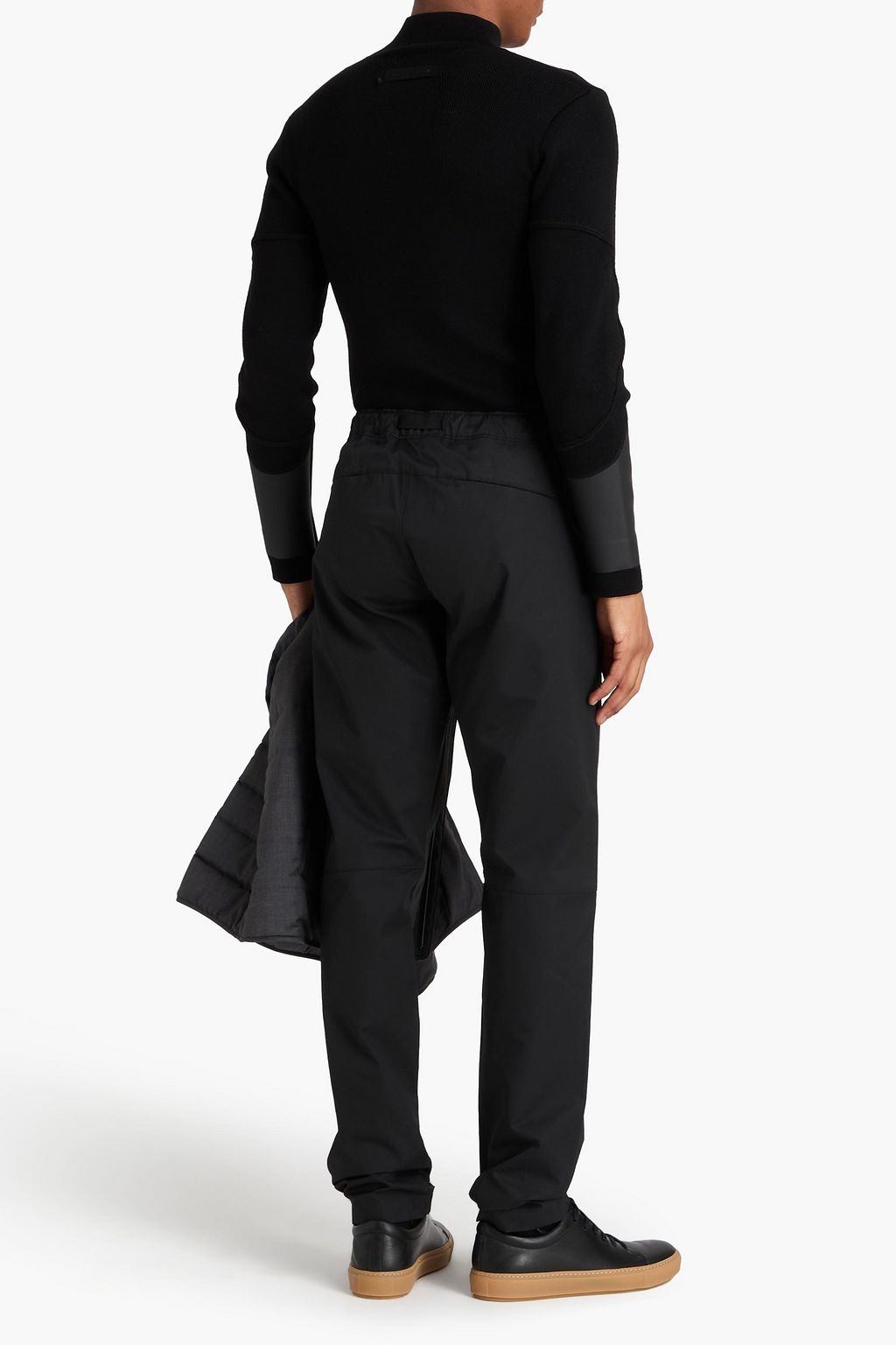 CANALI Tapered cotton-blend twill pants