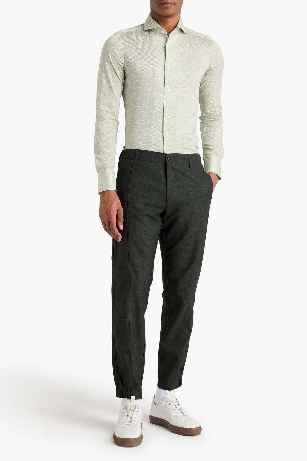 CANALI Tapered wool pants