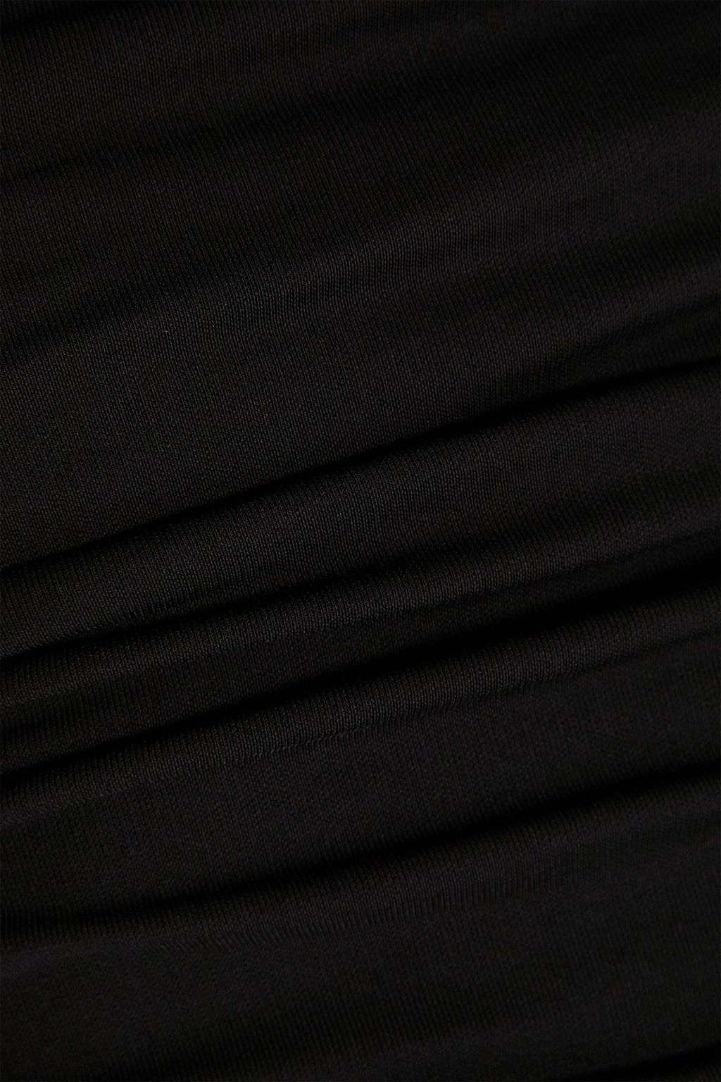 ESSE STUDIOS بلوزة "بوناشي" بدون حمالات من الجيرسي بتأثير مزموم