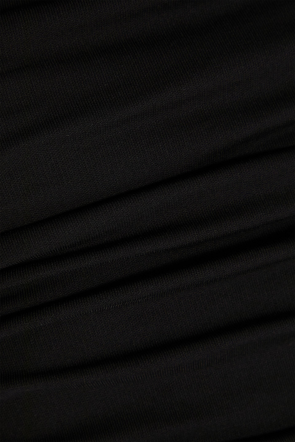 Esse Studios Bonachi Strapless Ruched Jersey Top In Black