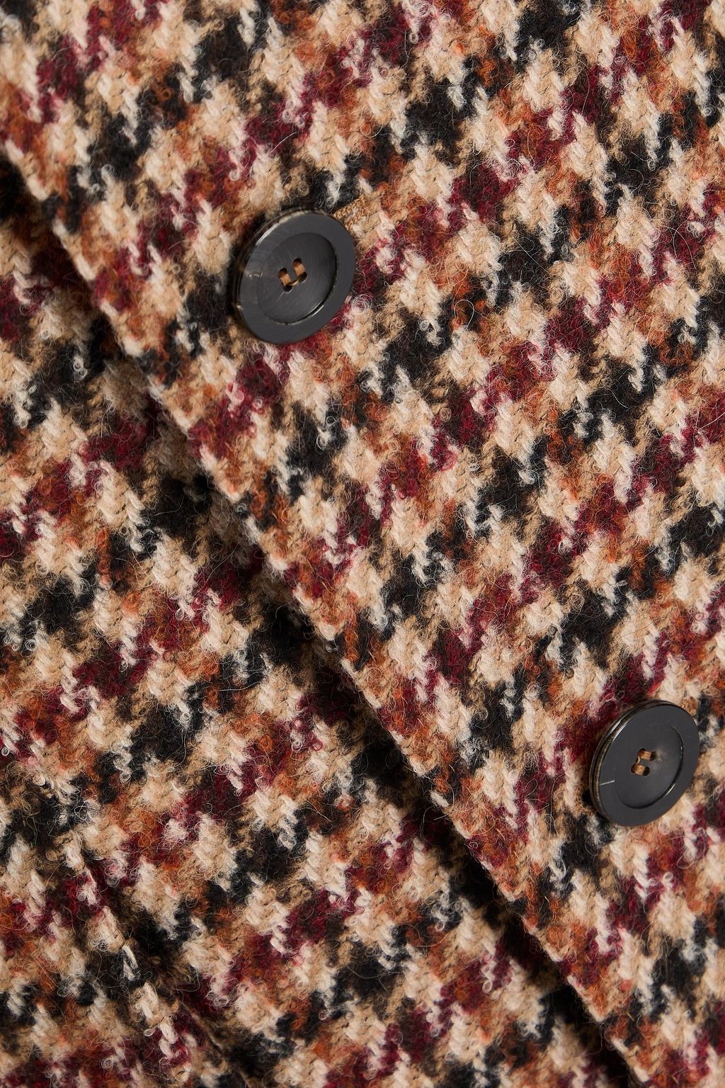 CANALI Wool-blend tweed coat