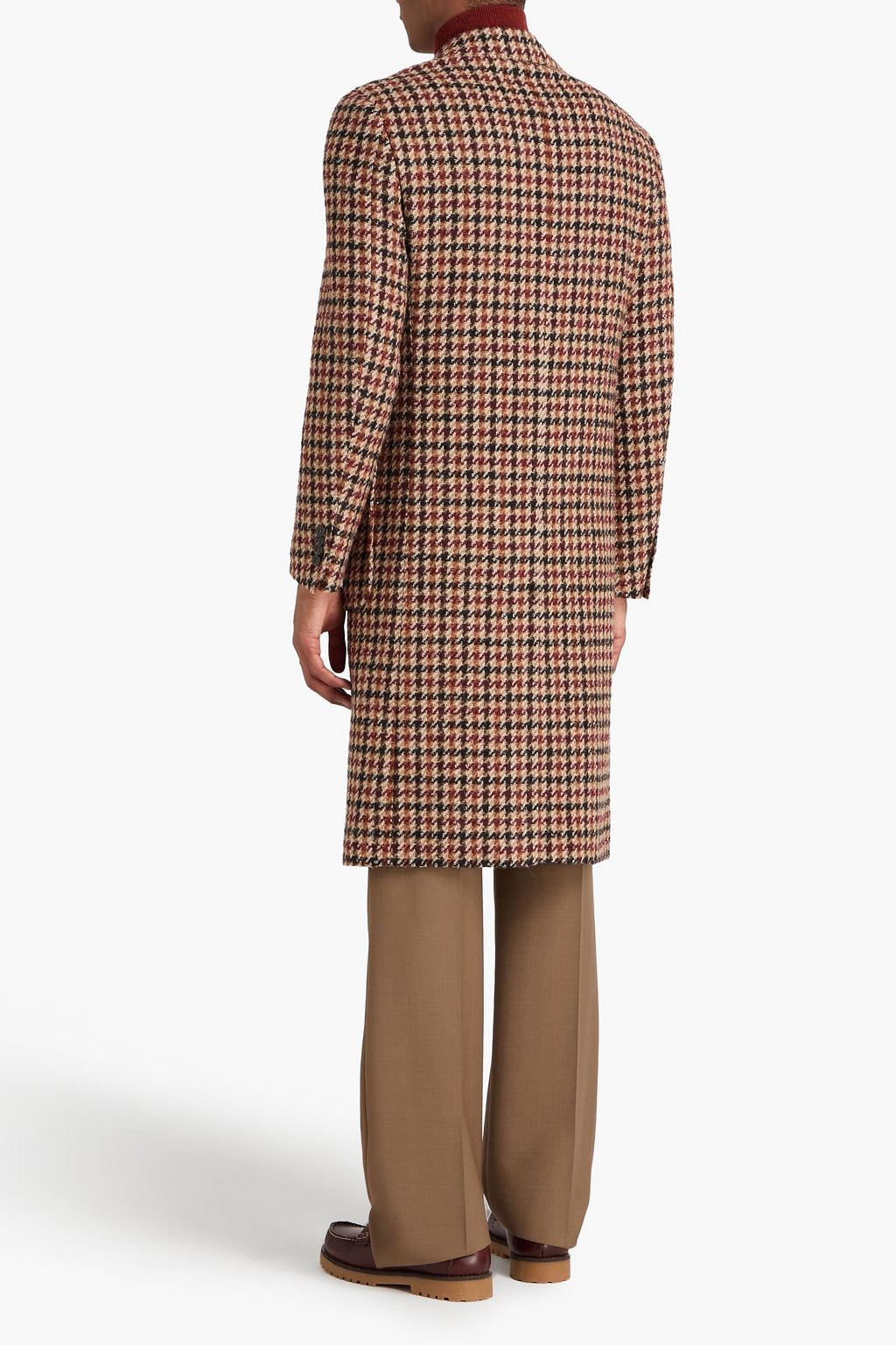 CANALI Wool-blend tweed coat