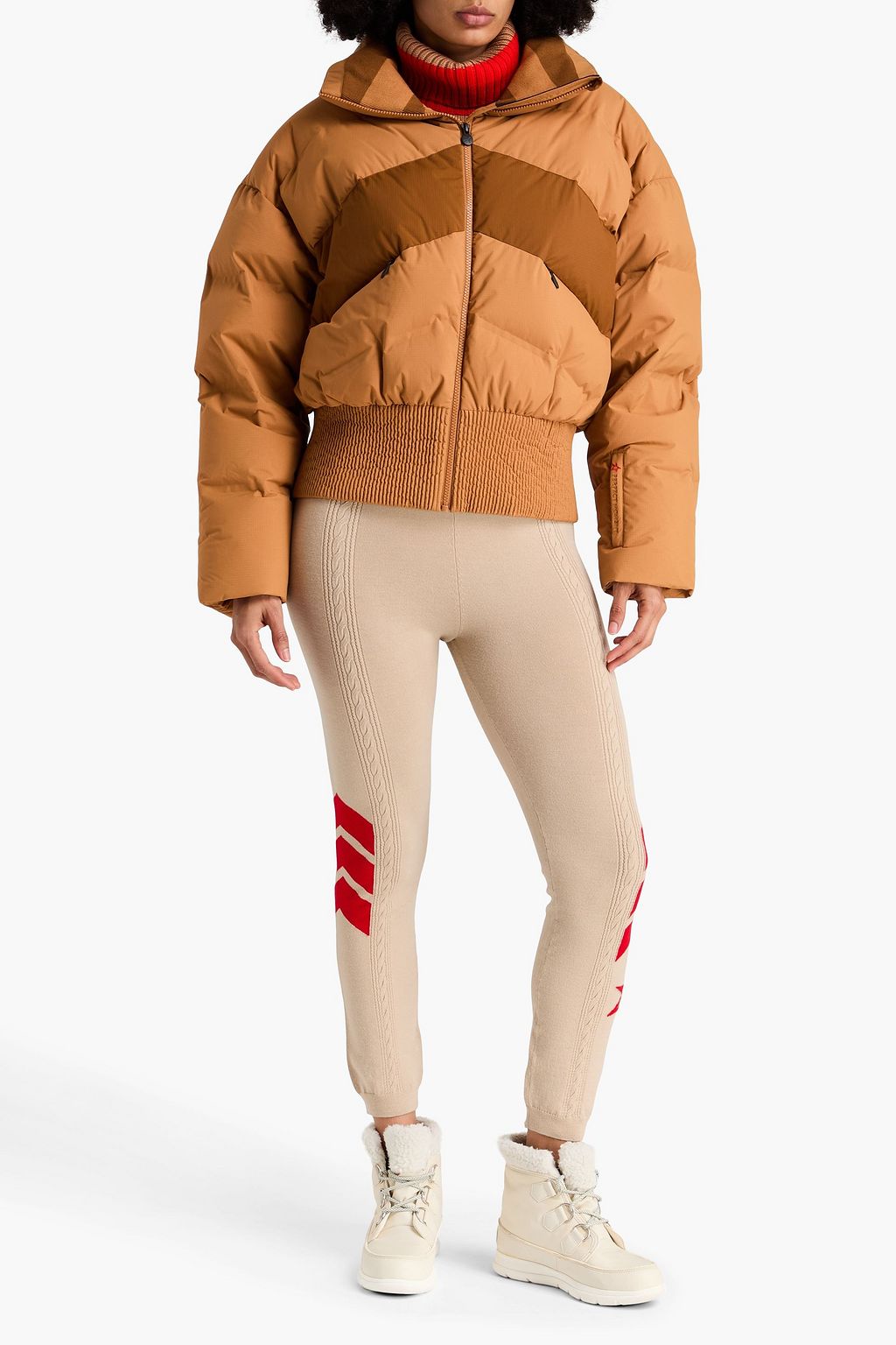 PERFECT MOMENT Juniper quilted shell down ski jacket