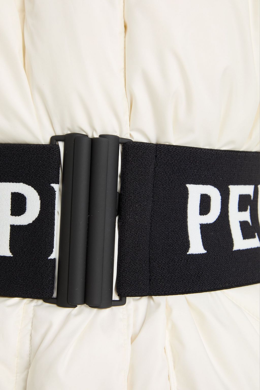 PERFECT MOMENT Belted quilted shell hooded down ski jacket