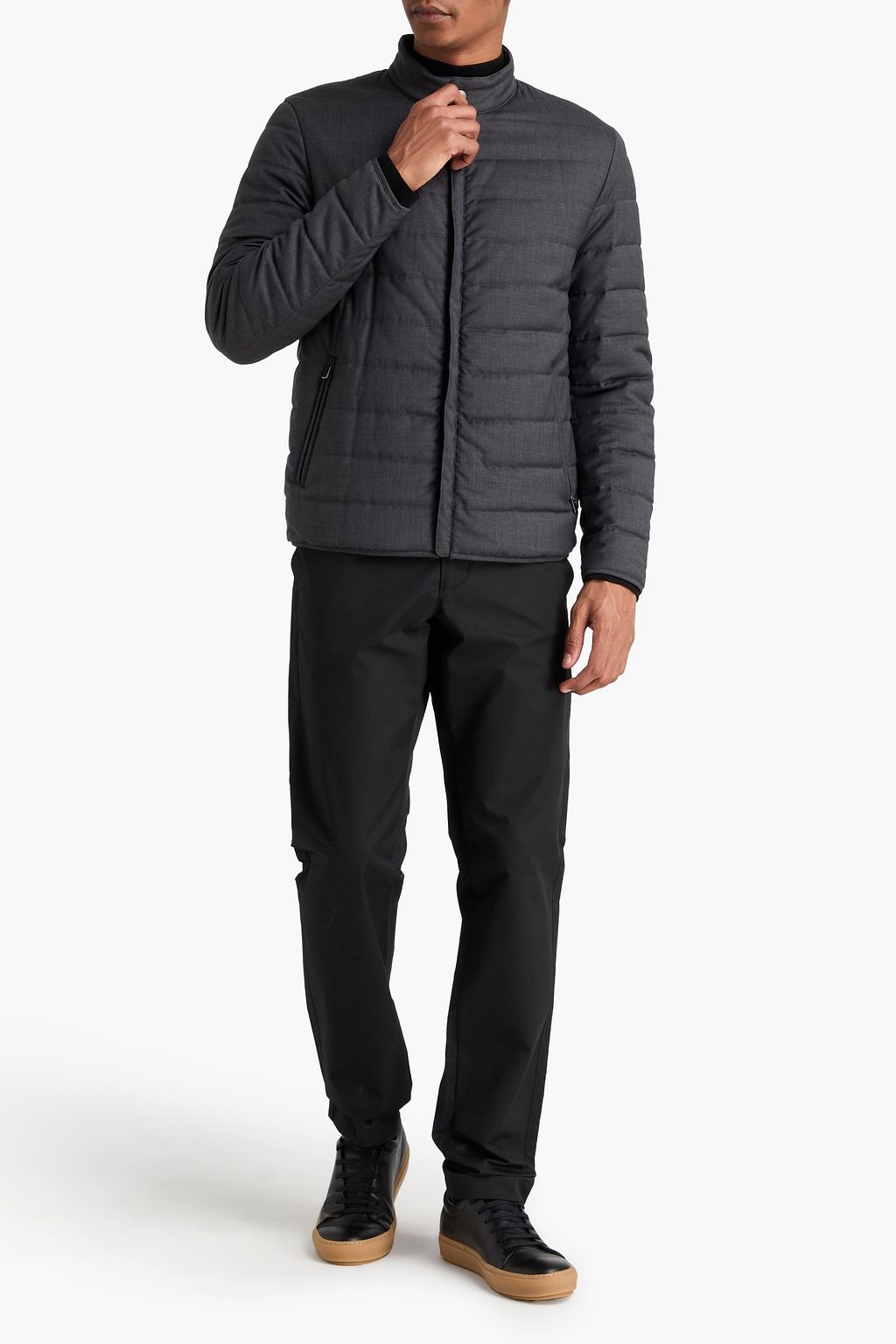 CANALI - جاكيت مبطّن من الصوف