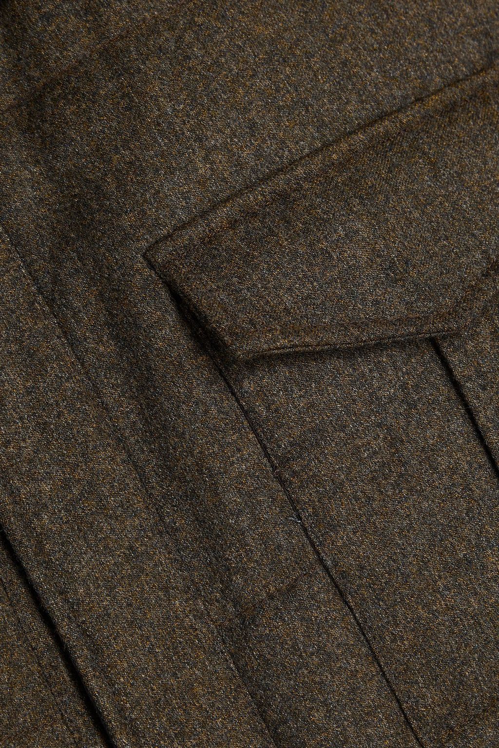CANALI Reversible wool-flannel jacket