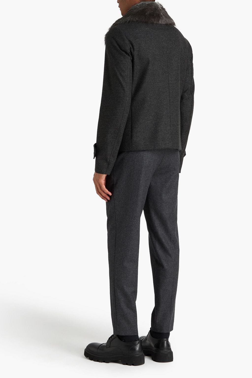 CANALI Cashmere-felt jacket
