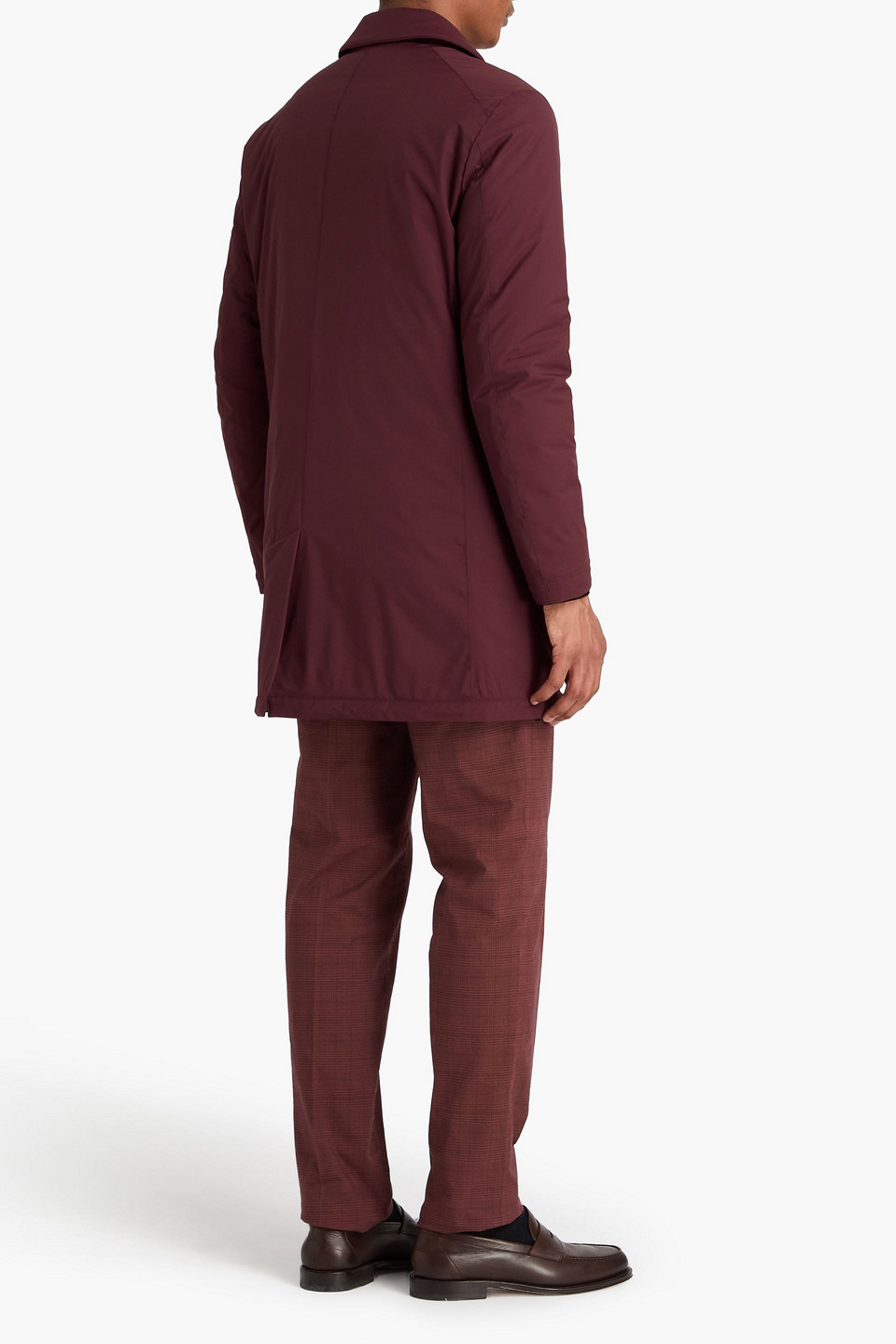  Canali - Shell Down Coat - Burgundy - It 56 