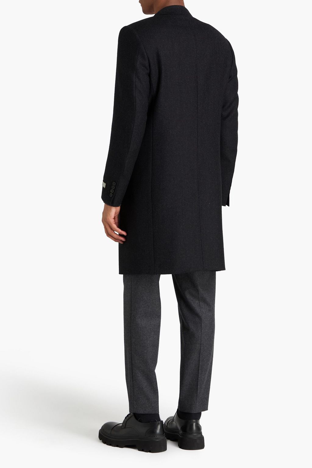 CANALI Wool-tweed coat