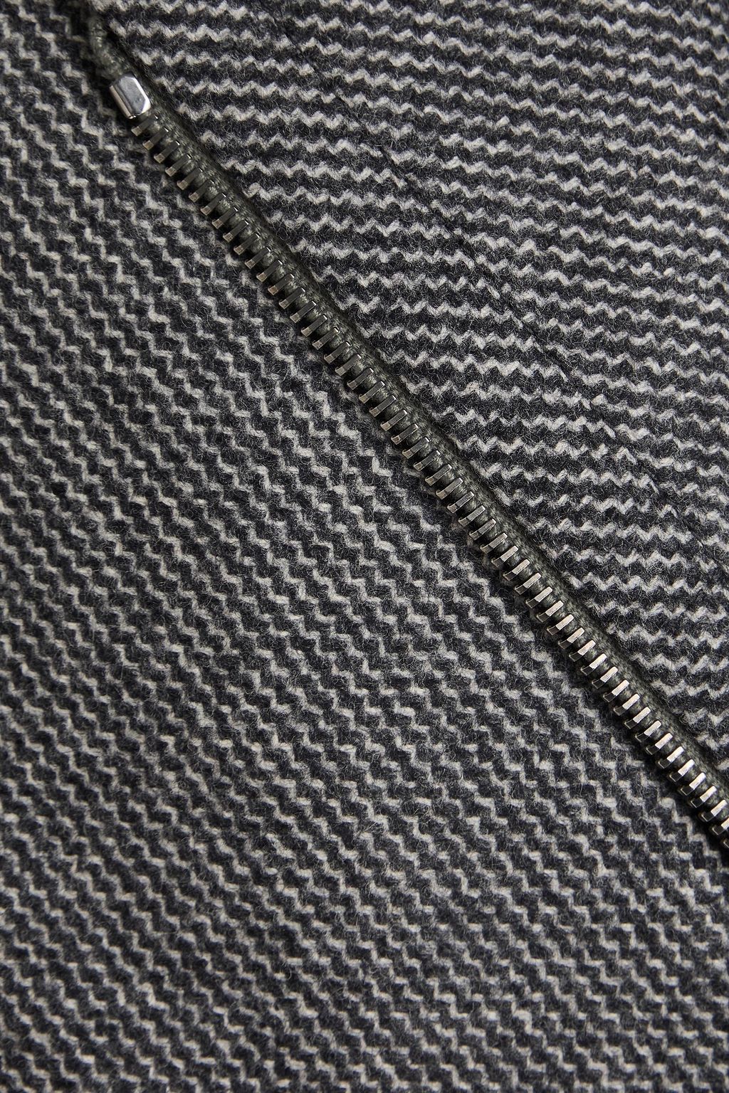 CANALI Wool and cashmere-blend felt coat