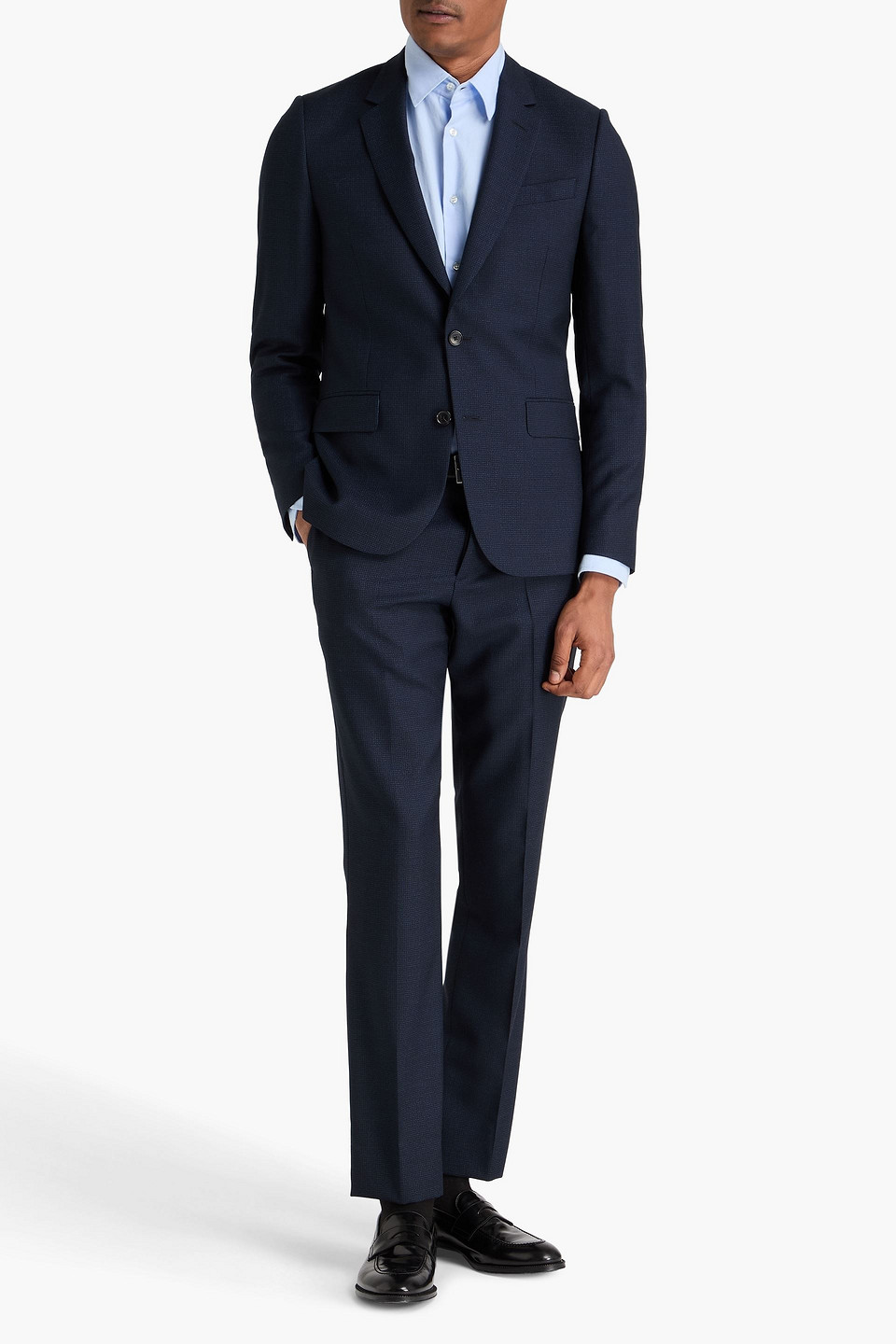  Paul Smith - Wool-tweed Suit - Blue - Us 36 
