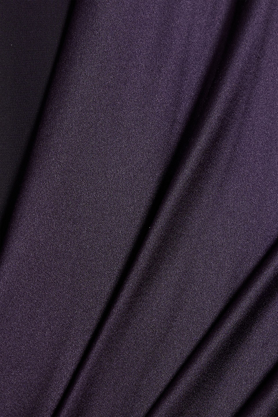 Michelle Mason Wrap-effect Silk-satin Midi Dress In Multi